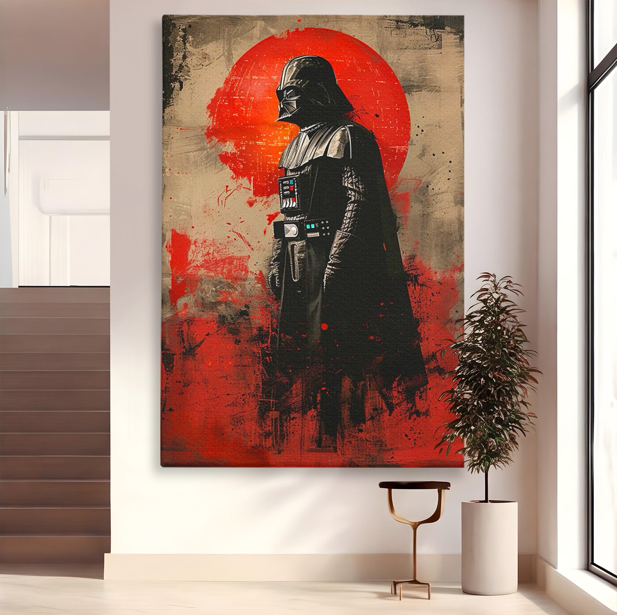 Tablou Canvas Premium LuxCanva® PI1221, Dark Lord, Razboinic, Sci-Fi, Fictiune, Dormitor, Living, Culori Vibrante