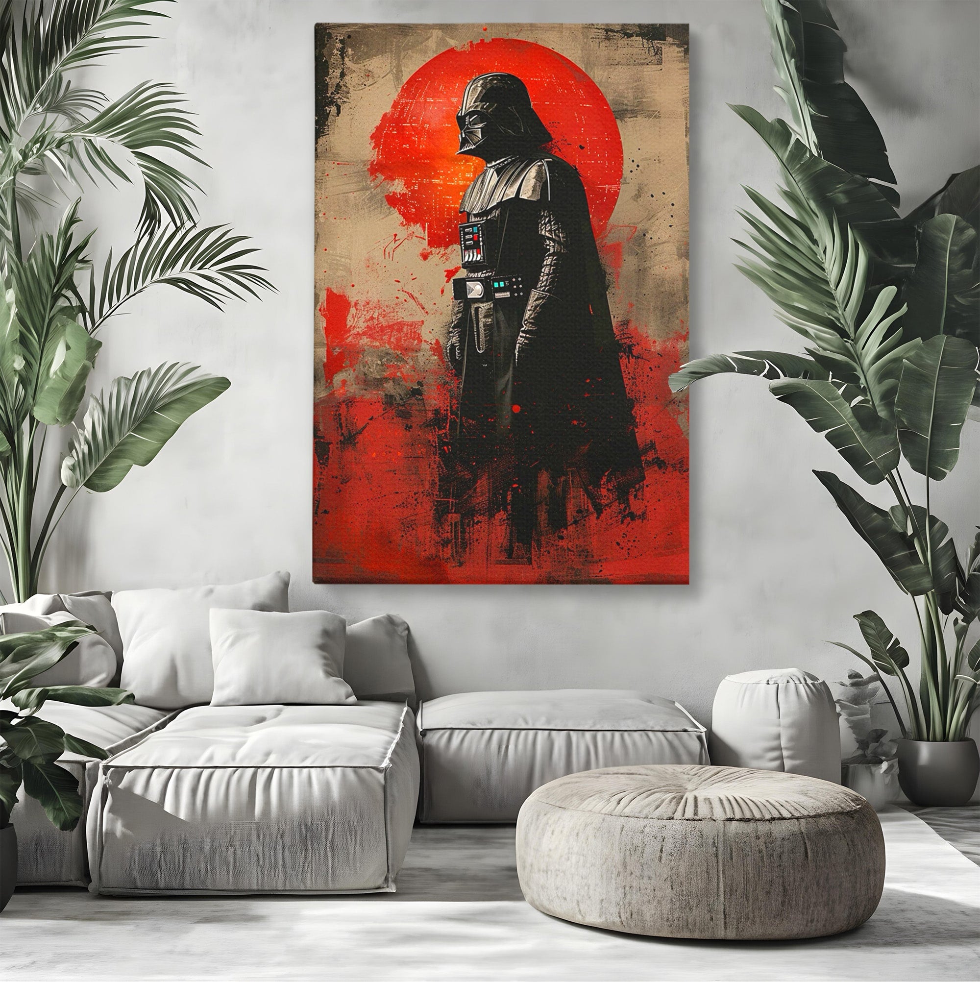 Tablou Canvas Premium LuxCanva® PI1221, Dark Lord, Razboinic, Sci-Fi, Fictiune, Dormitor, Living, Culori Vibrante
