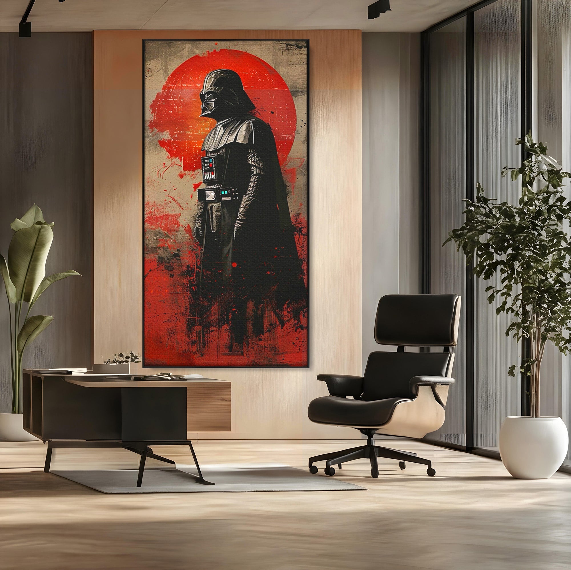 Tablou Canvas Premium LuxCanva® PI1221, Dark Lord, Razboinic, Sci-Fi, Fictiune, Dormitor, Living, Culori Vibrante