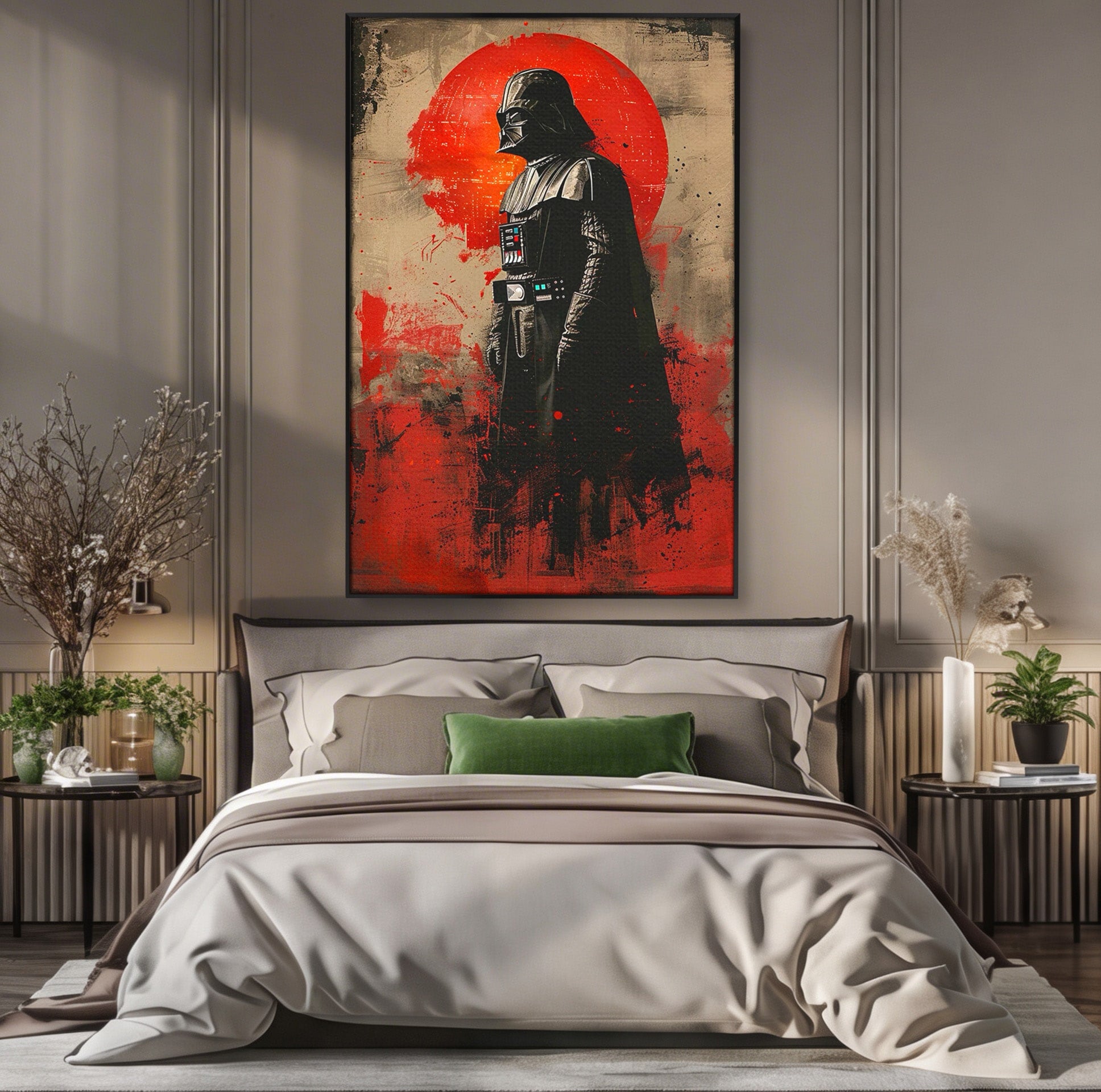 Tablou Canvas Premium LuxCanva® PI1221, Dark Lord, Razboinic, Sci-Fi, Fictiune, Dormitor, Living, Culori Vibrante