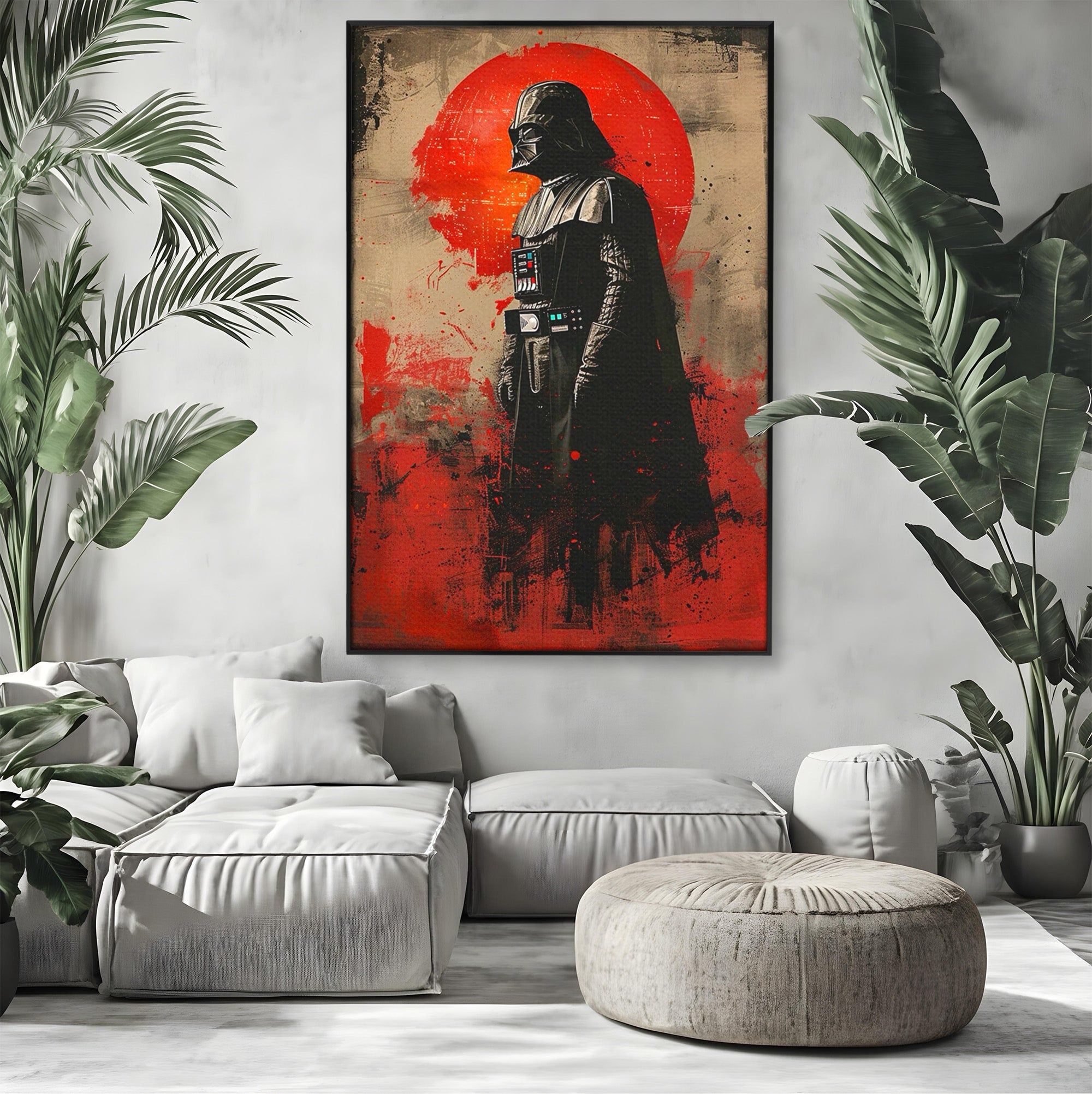 Tablou Canvas Premium LuxCanva® PI1221, Dark Lord, Razboinic, Sci-Fi, Fictiune, Dormitor, Living, Culori Vibrante