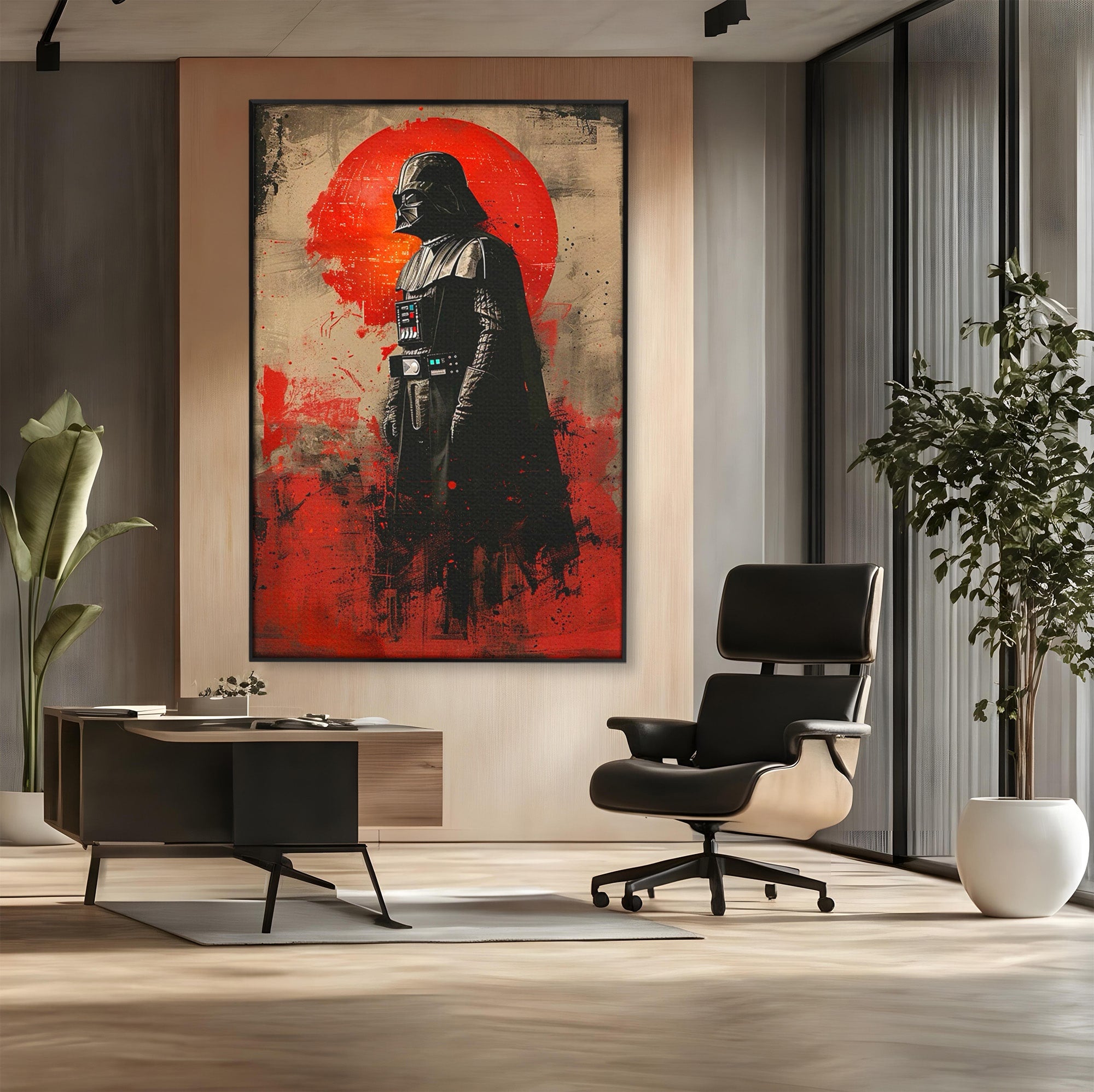 Tablou Canvas Premium LuxCanva® PI1221, Dark Lord, Razboinic, Sci-Fi, Fictiune, Dormitor, Living, Culori Vibrante