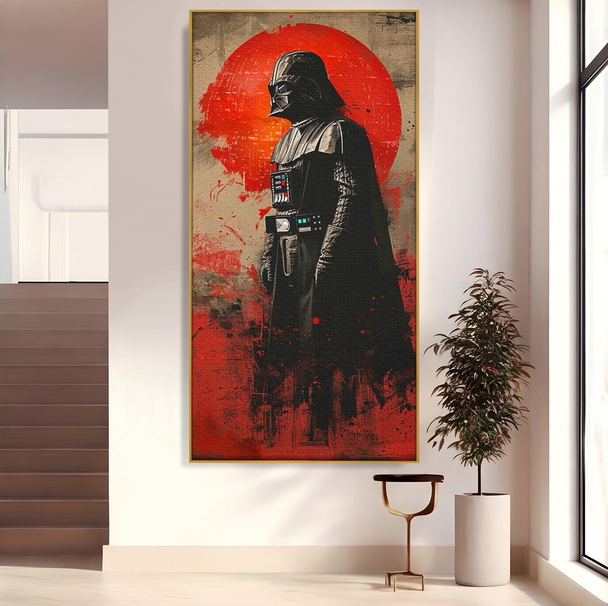 Tablou Canvas Premium LuxCanva® PI1221, Dark Lord, Razboinic, Sci-Fi, Fictiune, Dormitor, Living, Culori Vibrante