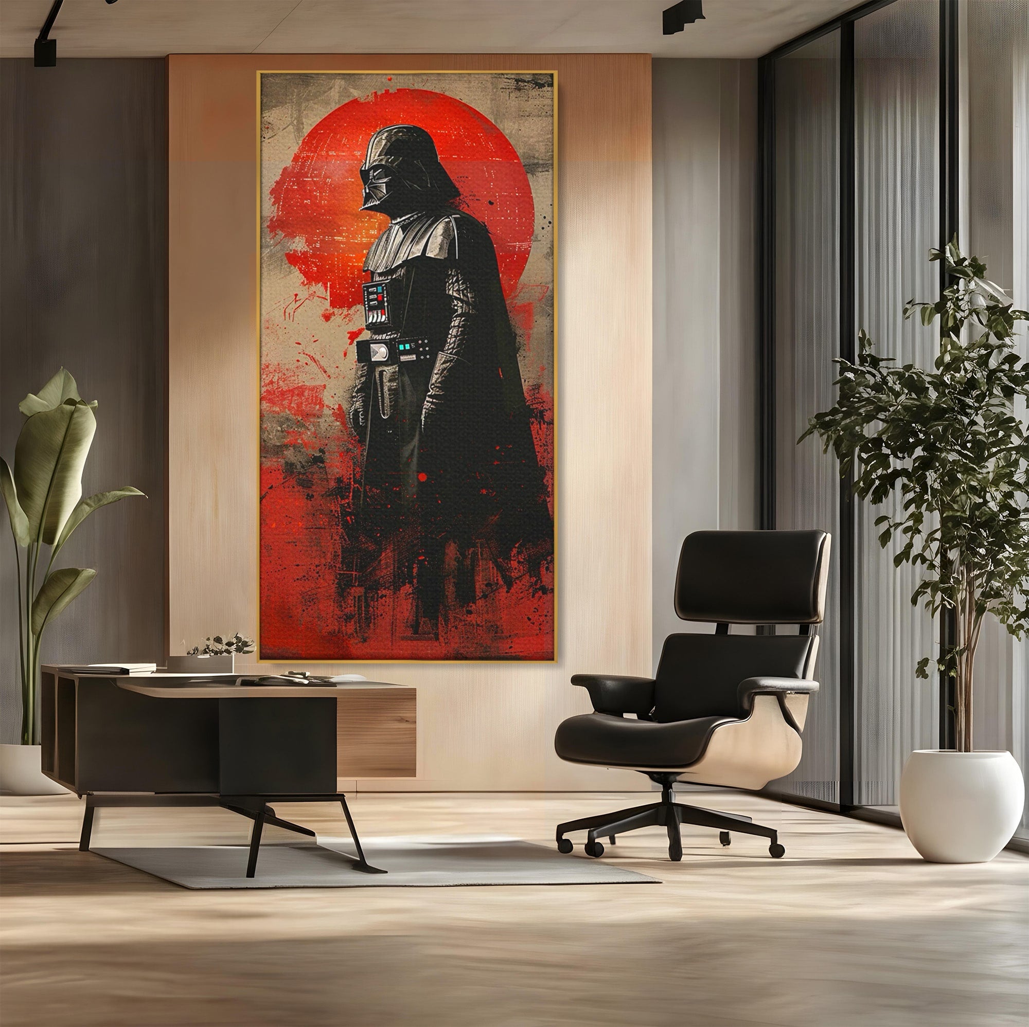 Tablou Canvas Premium LuxCanva® PI1221, Dark Lord, Razboinic, Sci-Fi, Fictiune, Dormitor, Living, Culori Vibrante