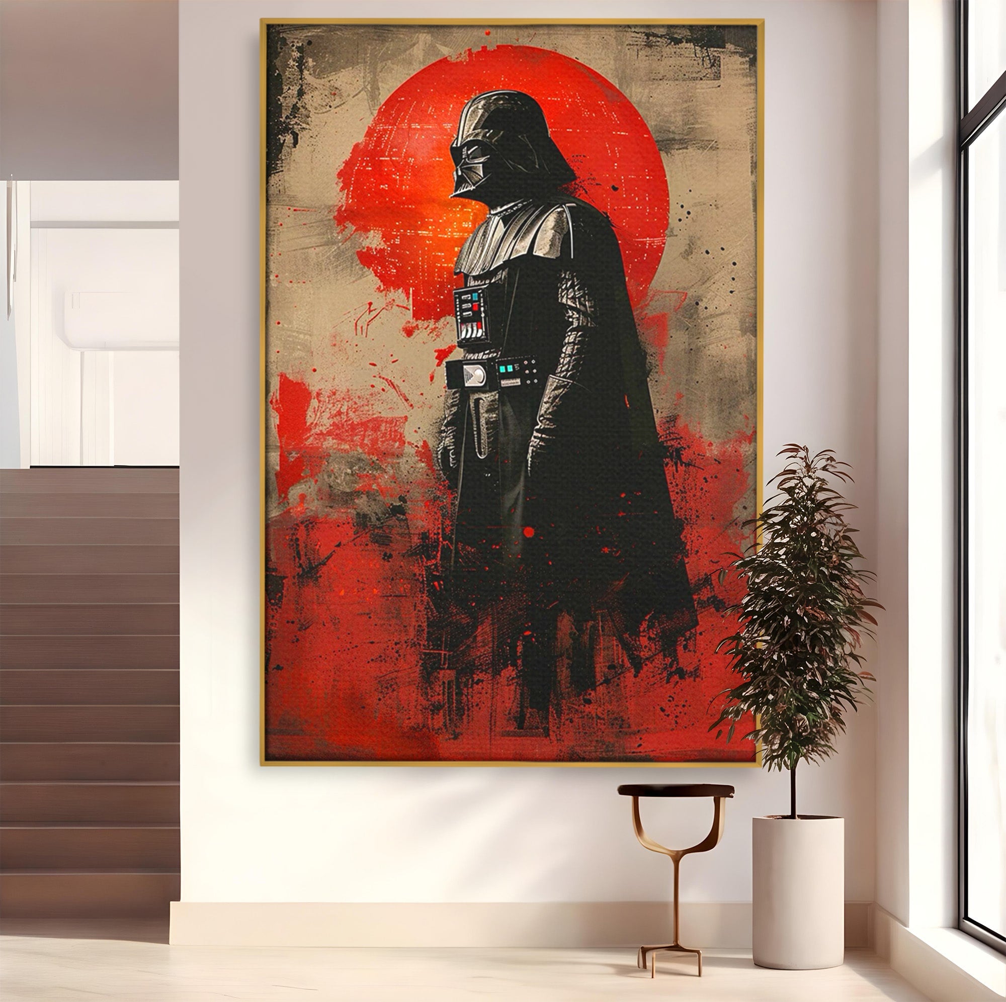 Tablou Canvas Premium LuxCanva® PI1221, Dark Lord, Razboinic, Sci-Fi, Fictiune, Dormitor, Living, Culori Vibrante