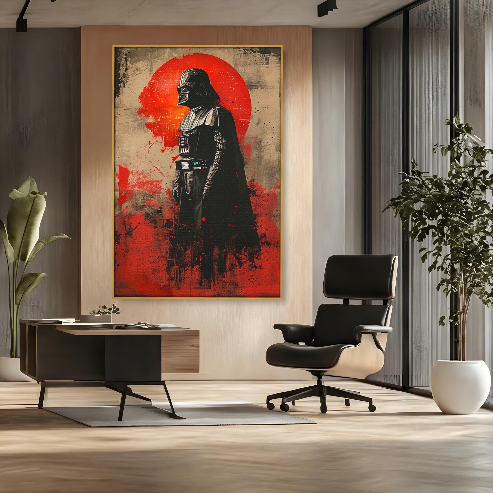 Tablou Canvas Premium LuxCanva® PI1221, Dark Lord, Razboinic, Sci-Fi, Fictiune, Dormitor, Living, Culori Vibrante