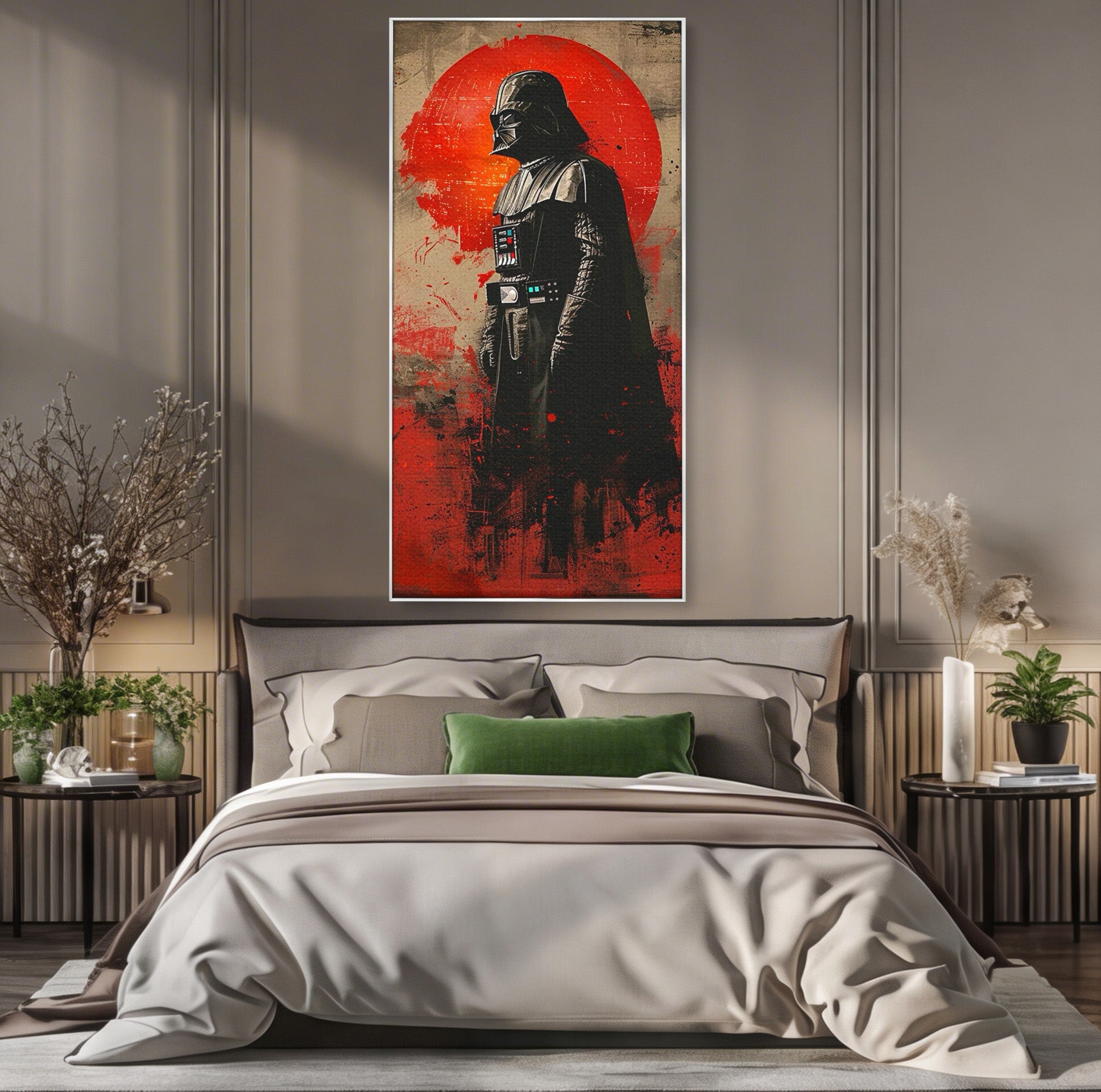 Tablou Canvas Premium LuxCanva® PI1221, Dark Lord, Razboinic, Sci-Fi, Fictiune, Dormitor, Living, Culori Vibrante