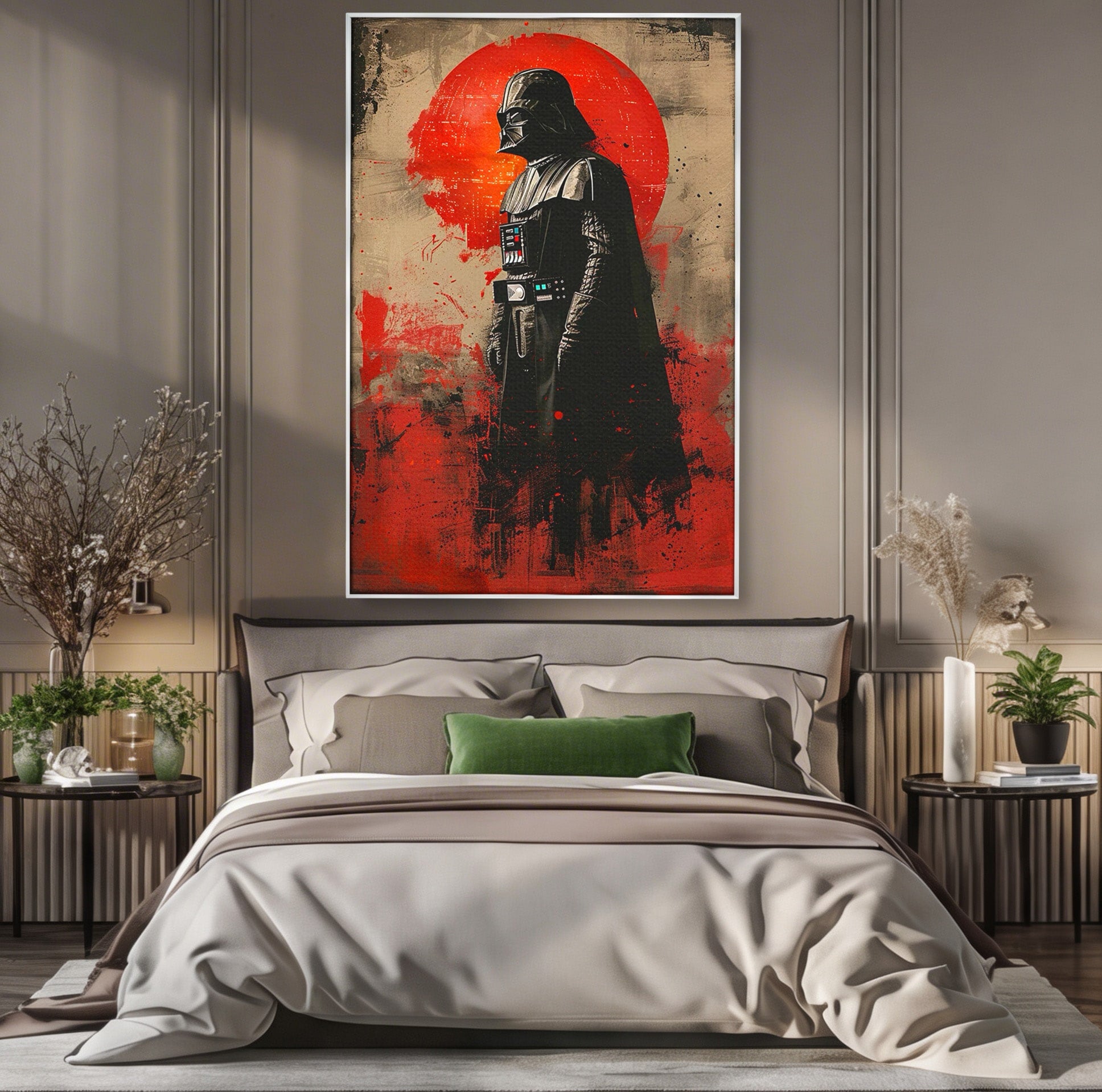 Tablou Canvas Premium LuxCanva® PI1221, Dark Lord, Razboinic, Sci-Fi, Fictiune, Dormitor, Living, Culori Vibrante