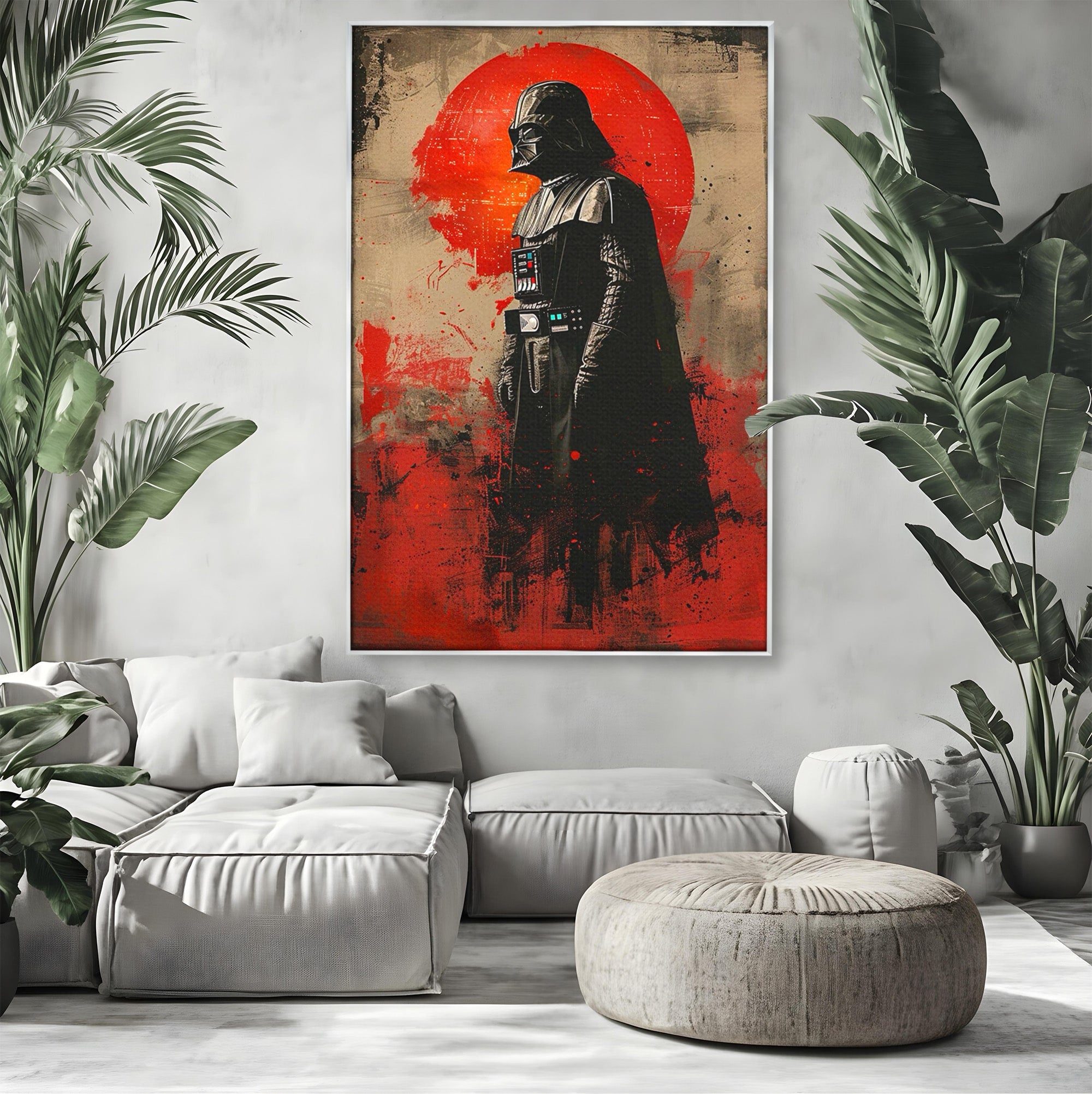 Tablou Canvas Premium LuxCanva® PI1221, Dark Lord, Razboinic, Sci-Fi, Fictiune, Dormitor, Living, Culori Vibrante