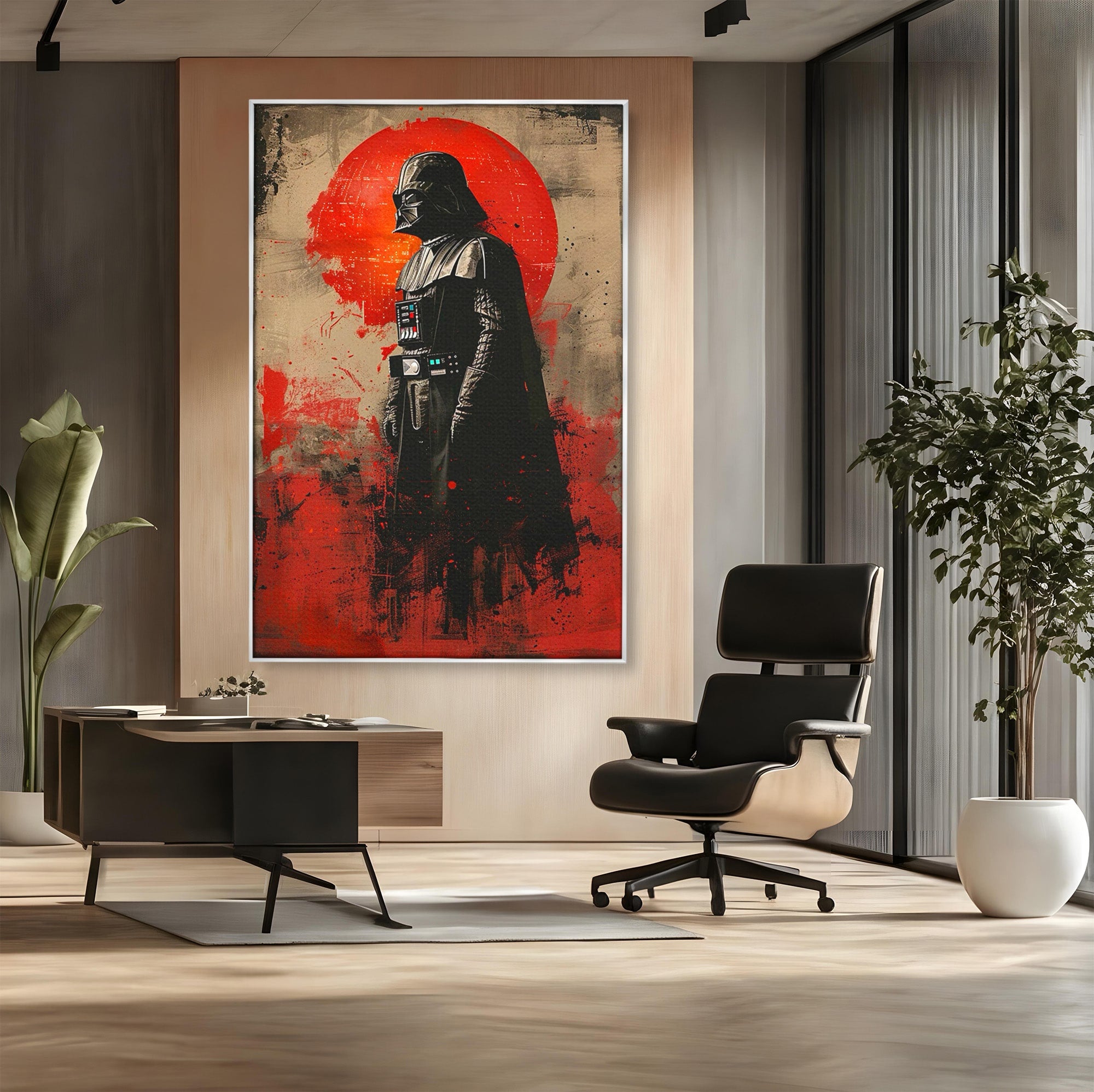 Tablou Canvas Premium LuxCanva® PI1221, Dark Lord, Razboinic, Sci-Fi, Fictiune, Dormitor, Living, Culori Vibrante