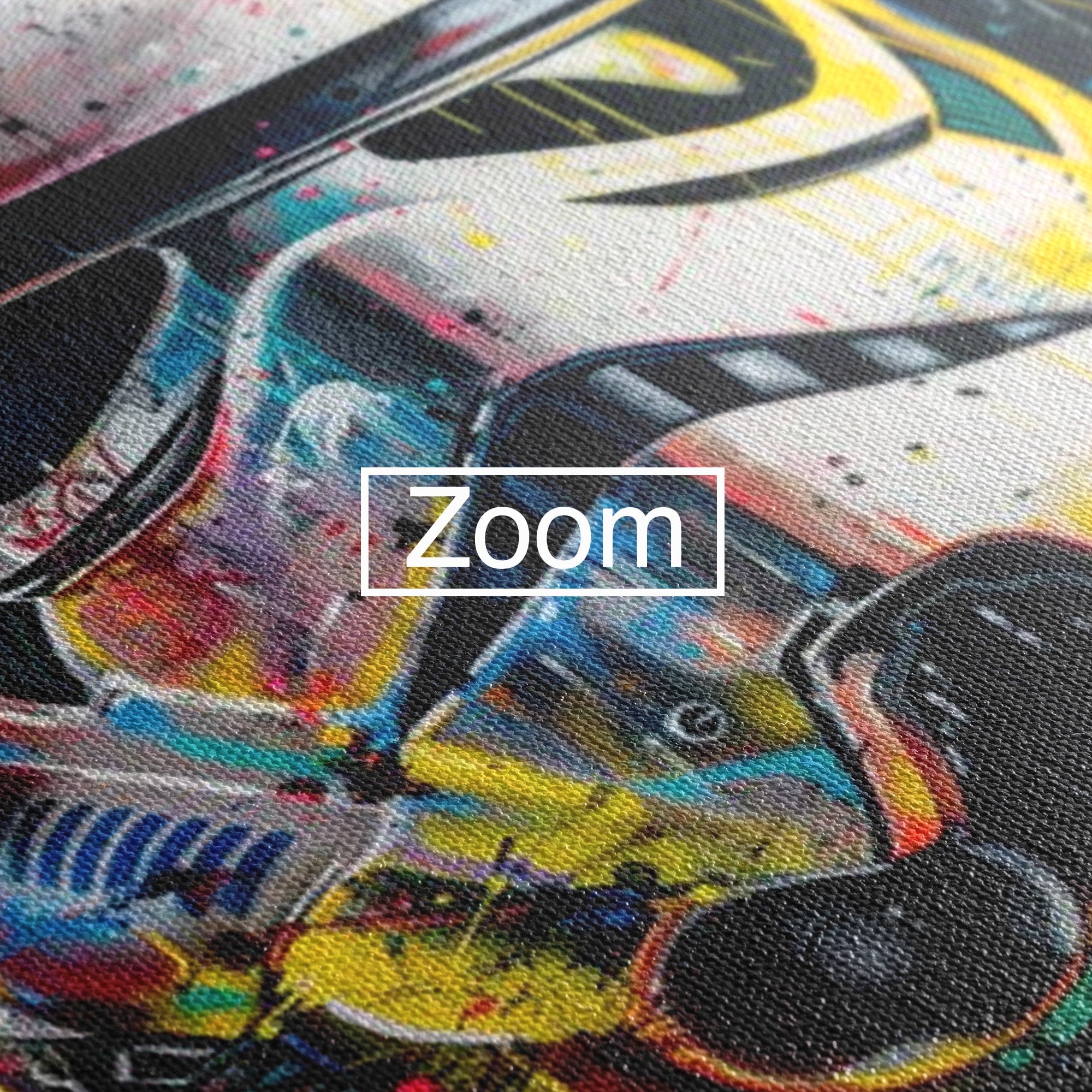 Tablou Canvas Premium LuxCanva® PI1222, Soldat Galactic Urban, Star, Wars, Graffiti, Living, Culori Intense, Culori Vibrante
