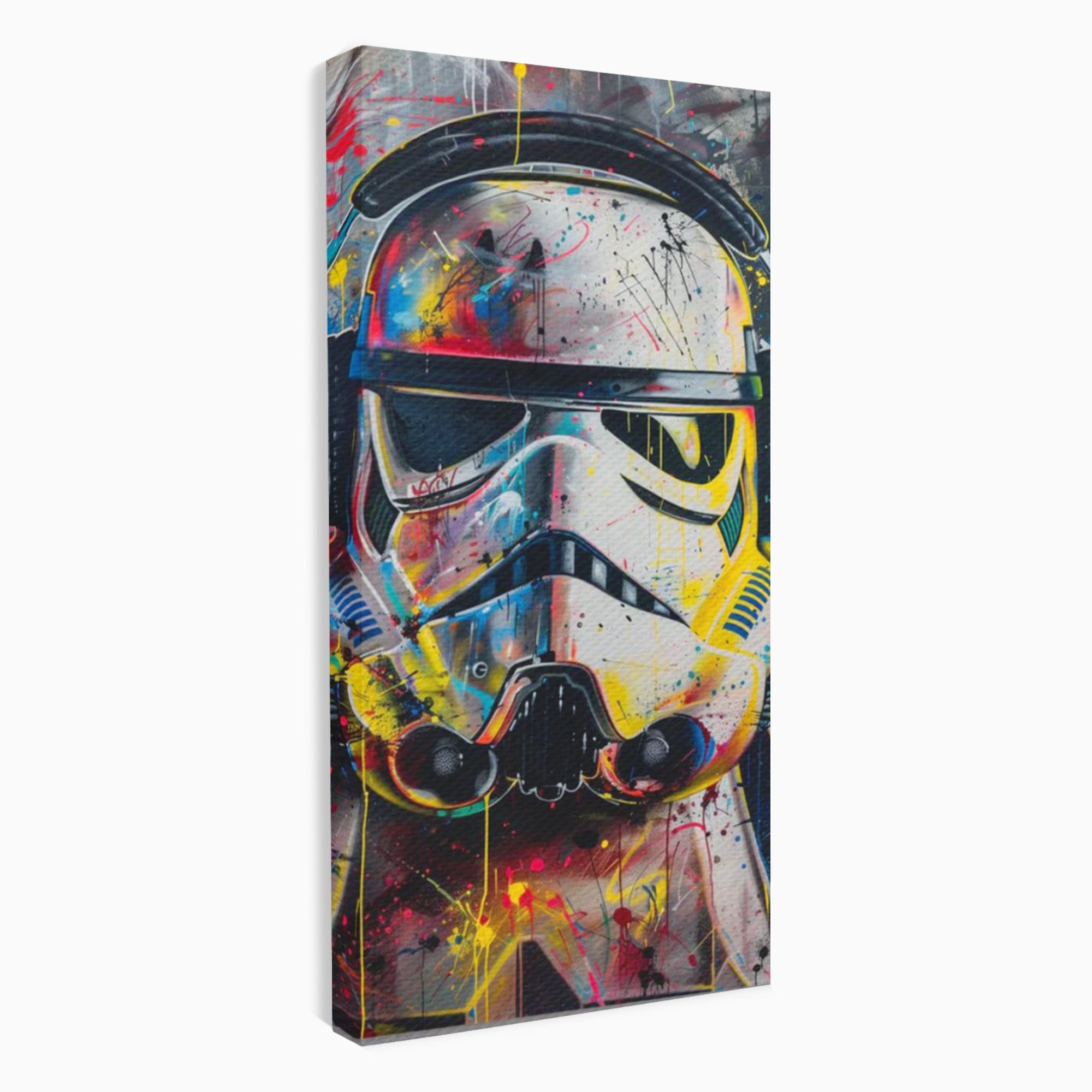 Tablou Canvas Premium LuxCanva® PI1222, Soldat Galactic Urban, Star, Wars, Graffiti, Living, Culori Intense, Culori Vibrante