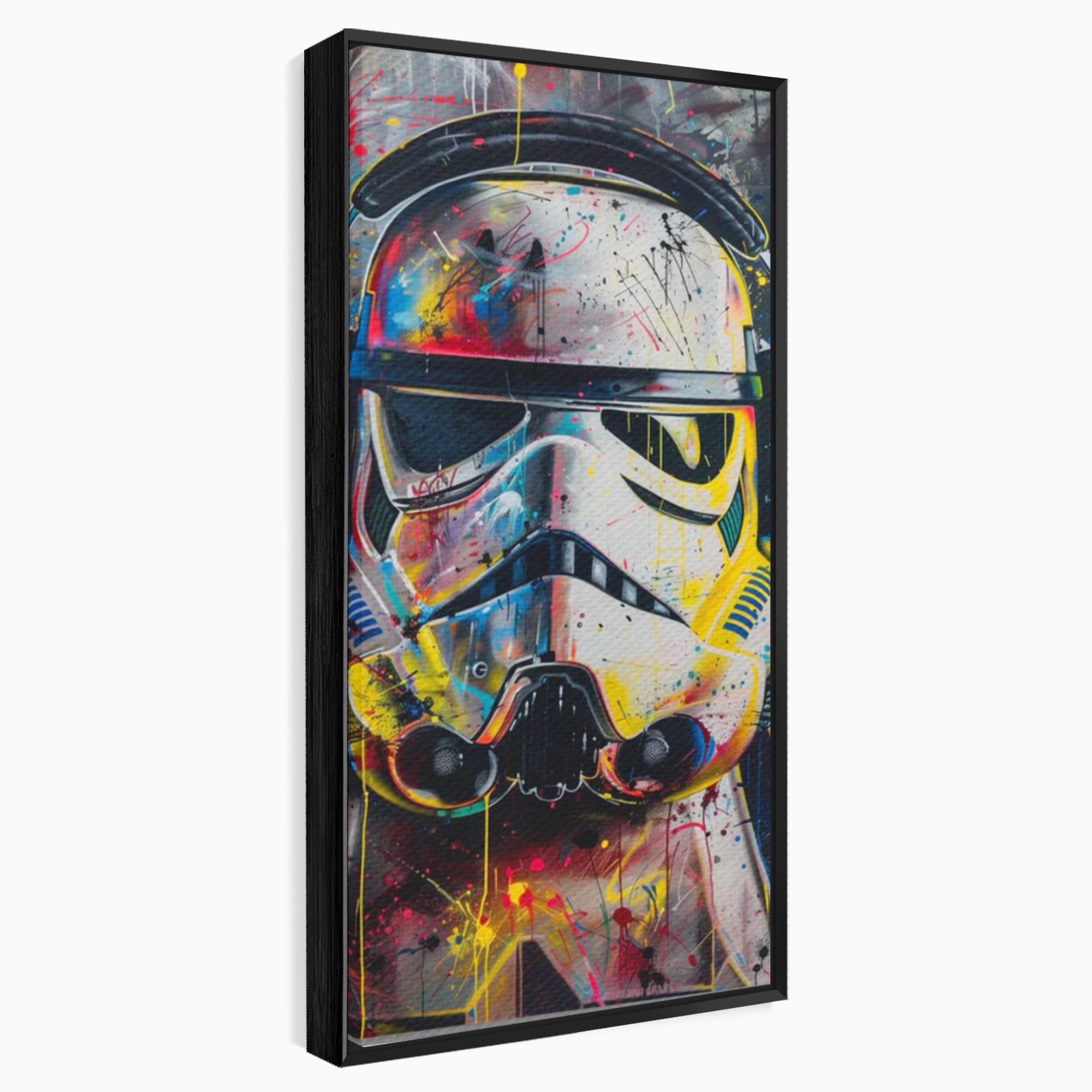 Tablou Canvas Premium LuxCanva® PI1222, Soldat Galactic Urban, Star, Wars, Graffiti, Living, Culori Intense, Culori Vibrante