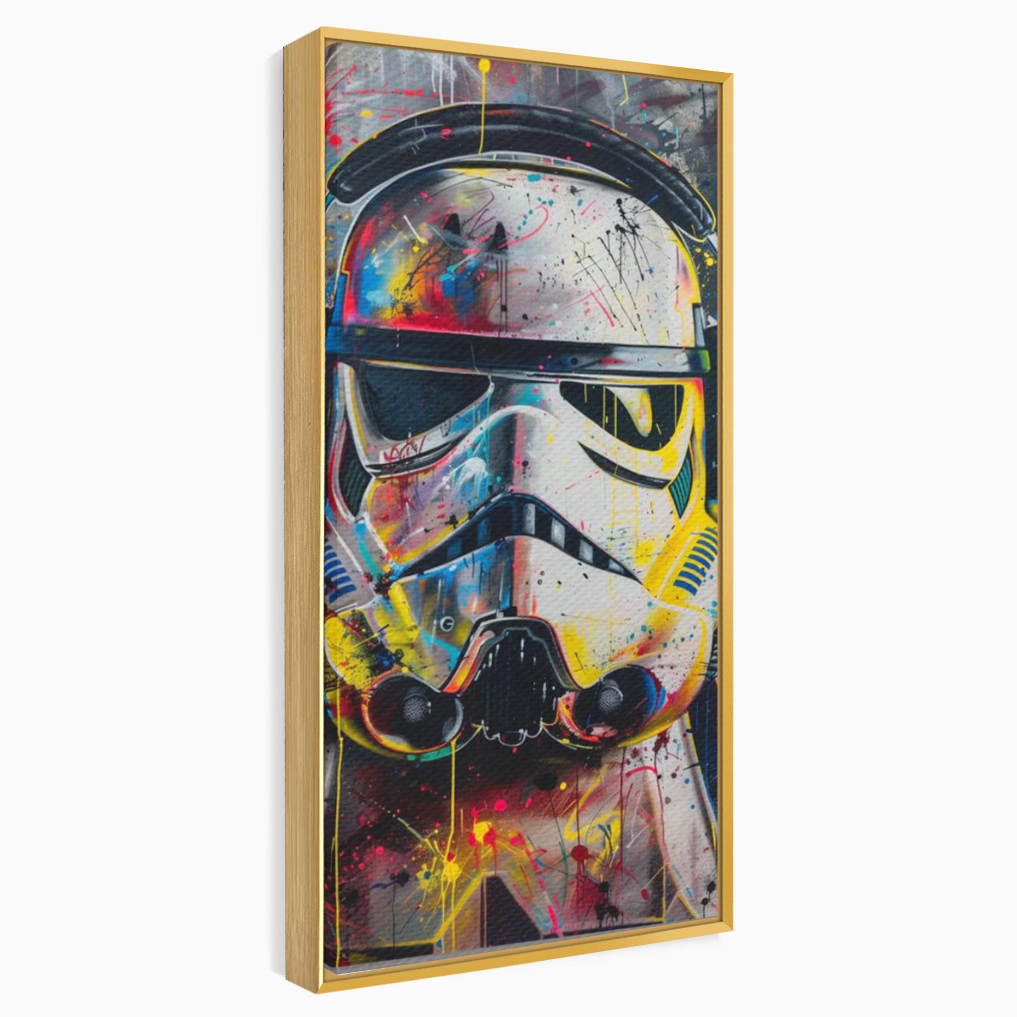 Tablou Canvas Premium LuxCanva® PI1222, Soldat Galactic Urban, Star, Wars, Graffiti, Living, Culori Intense, Culori Vibrante