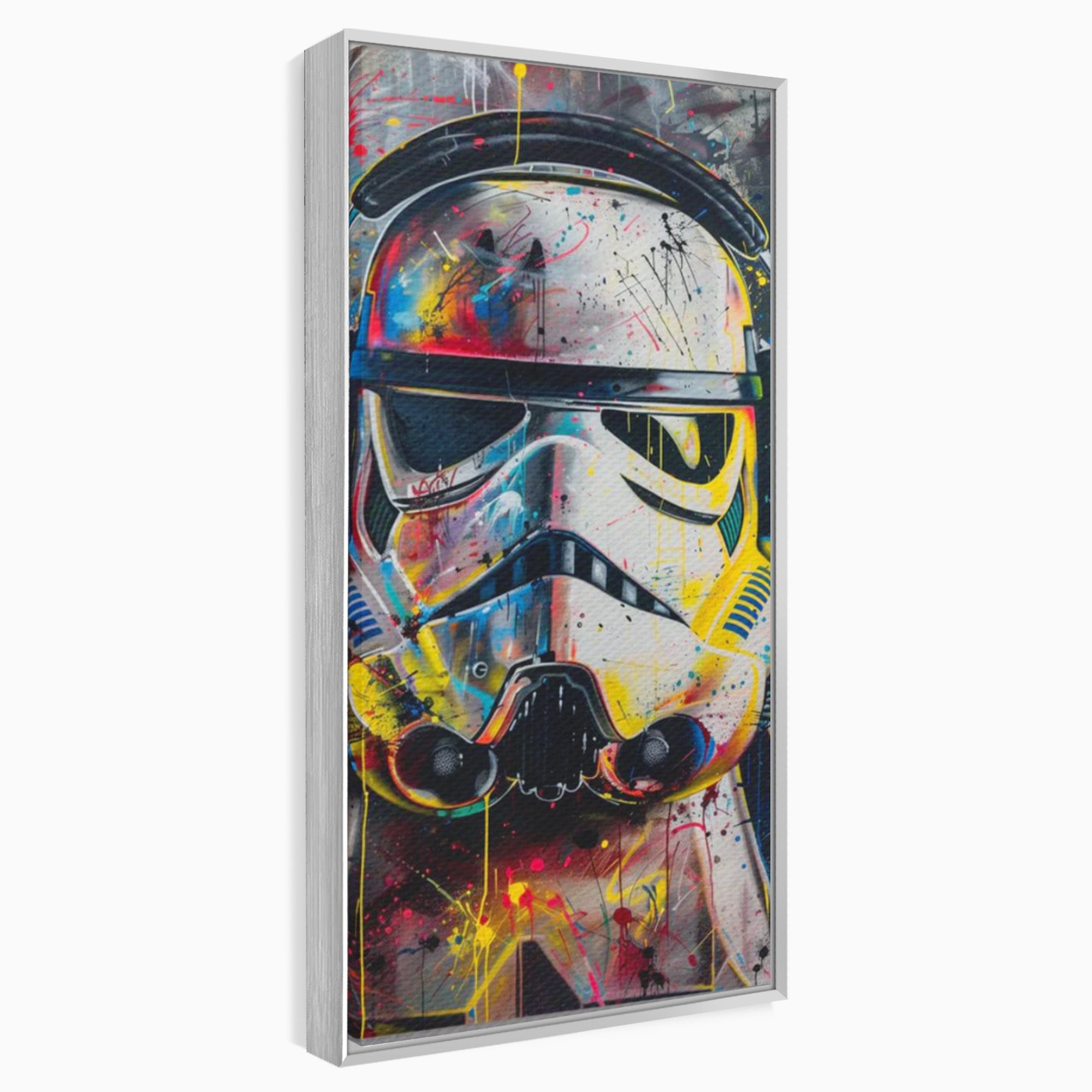 Tablou Canvas Premium LuxCanva® PI1222, Soldat Galactic Urban, Star, Wars, Graffiti, Living, Culori Intense, Culori Vibrante