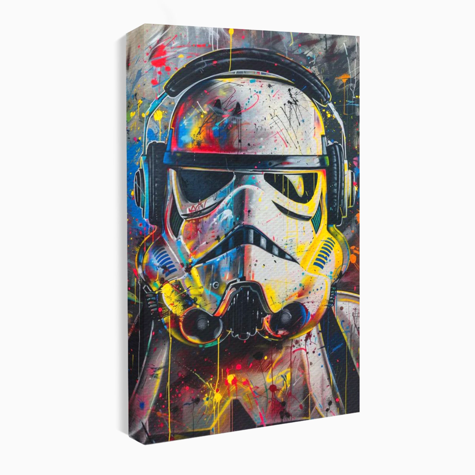 Tablou Canvas Premium LuxCanva® PI1222, Soldat Galactic Urban, Star, Wars, Graffiti, Living, Culori Intense, Culori Vibrante