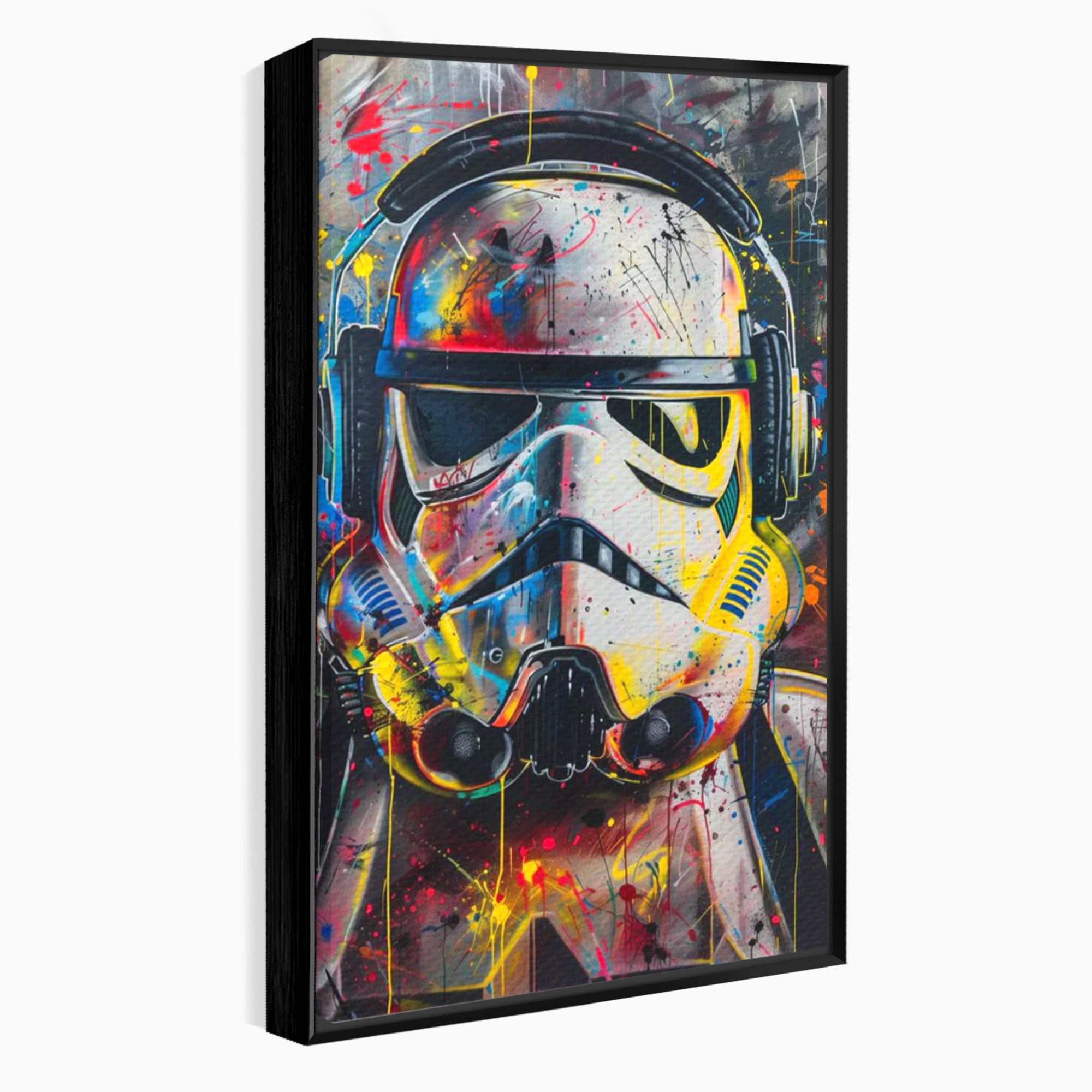 Tablou Canvas Premium LuxCanva® PI1222, Soldat Galactic Urban, Star, Wars, Graffiti, Living, Culori Intense, Culori Vibrante