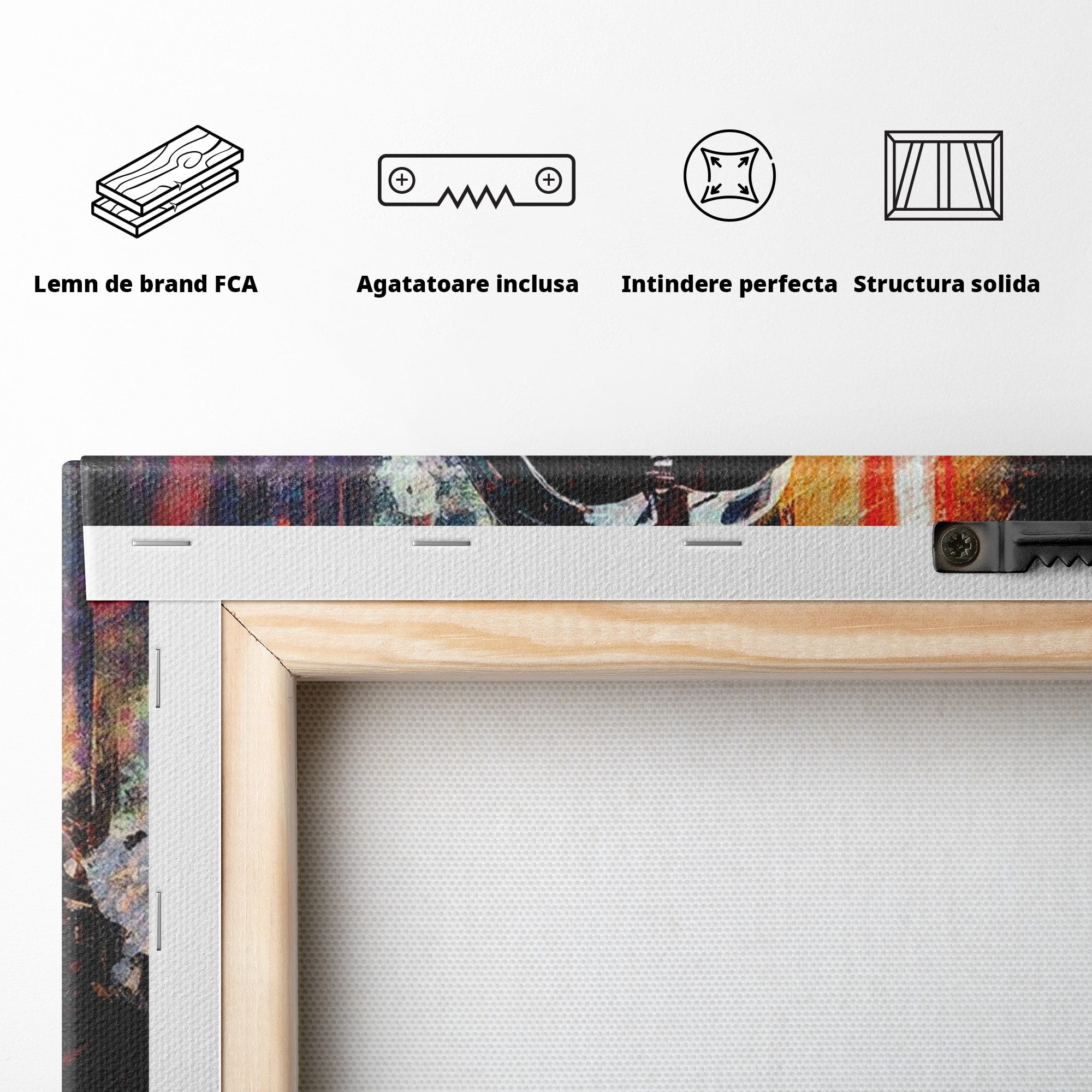 Tablou Canvas Premium LuxCanva® PI1224, Razboinicul Cosmic, Star Wars, Spatiu, Sci-Fi, Fantezie, Living, Culori Vibrante