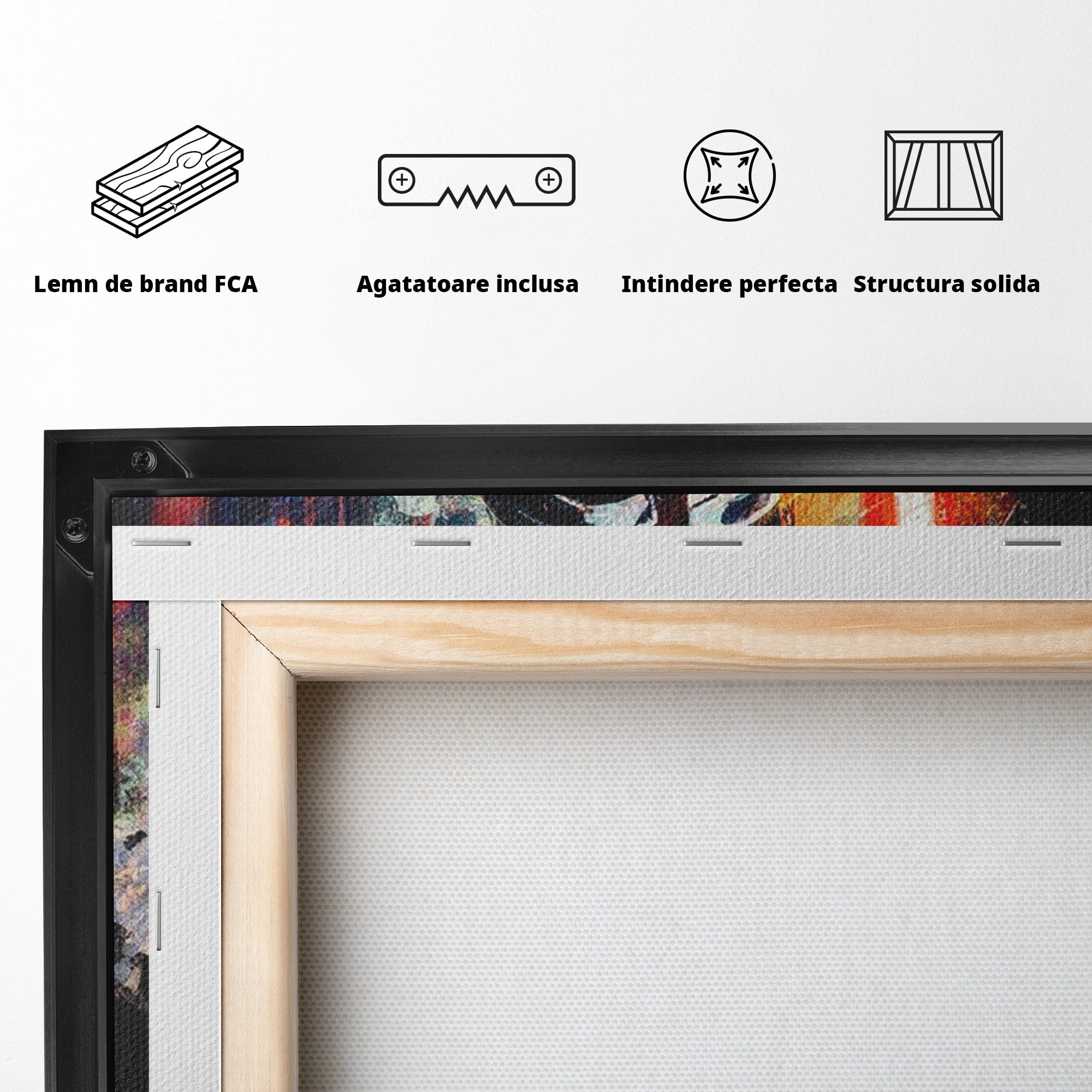 Tablou Canvas Premium LuxCanva® PI1224, Razboinicul Cosmic, Star Wars, Spatiu, Sci-Fi, Fantezie, Living, Culori Vibrante