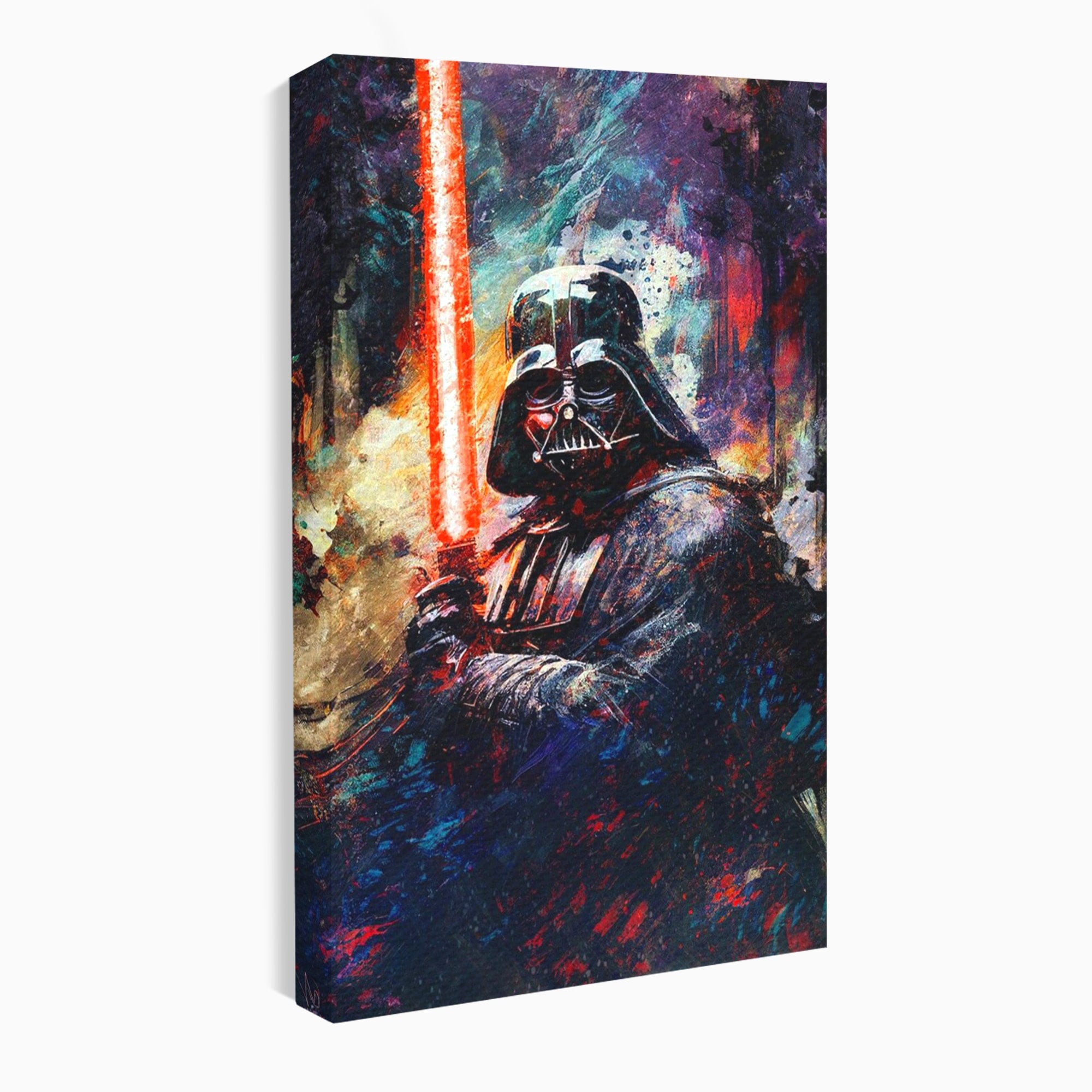 Tablou Canvas Premium LuxCanva® PI1224, Razboinicul Cosmic, Star Wars, Spatiu, Sci-Fi, Fantezie, Living, Culori Vibrante