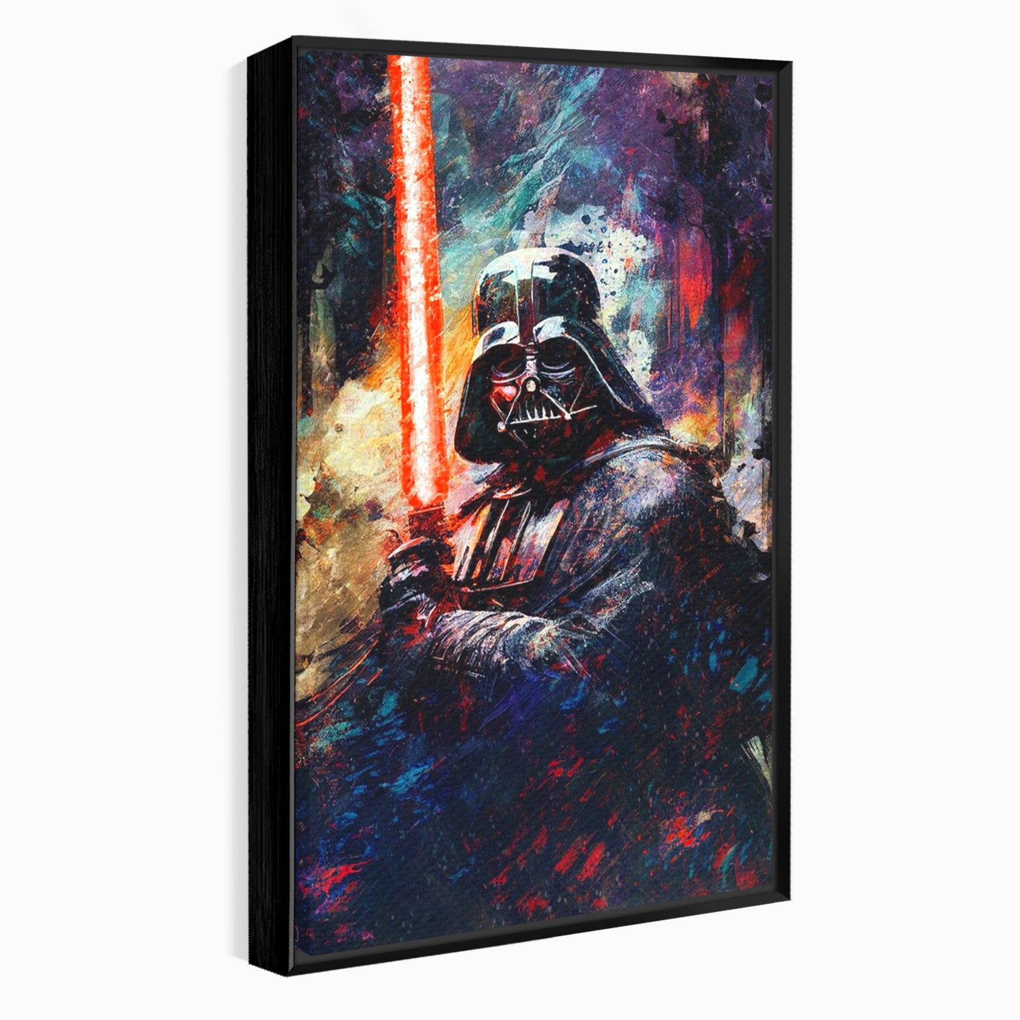 Tablou Canvas Premium LuxCanva® PI1224, Razboinicul Cosmic, Star Wars, Spatiu, Sci-Fi, Fantezie, Living, Culori Vibrante