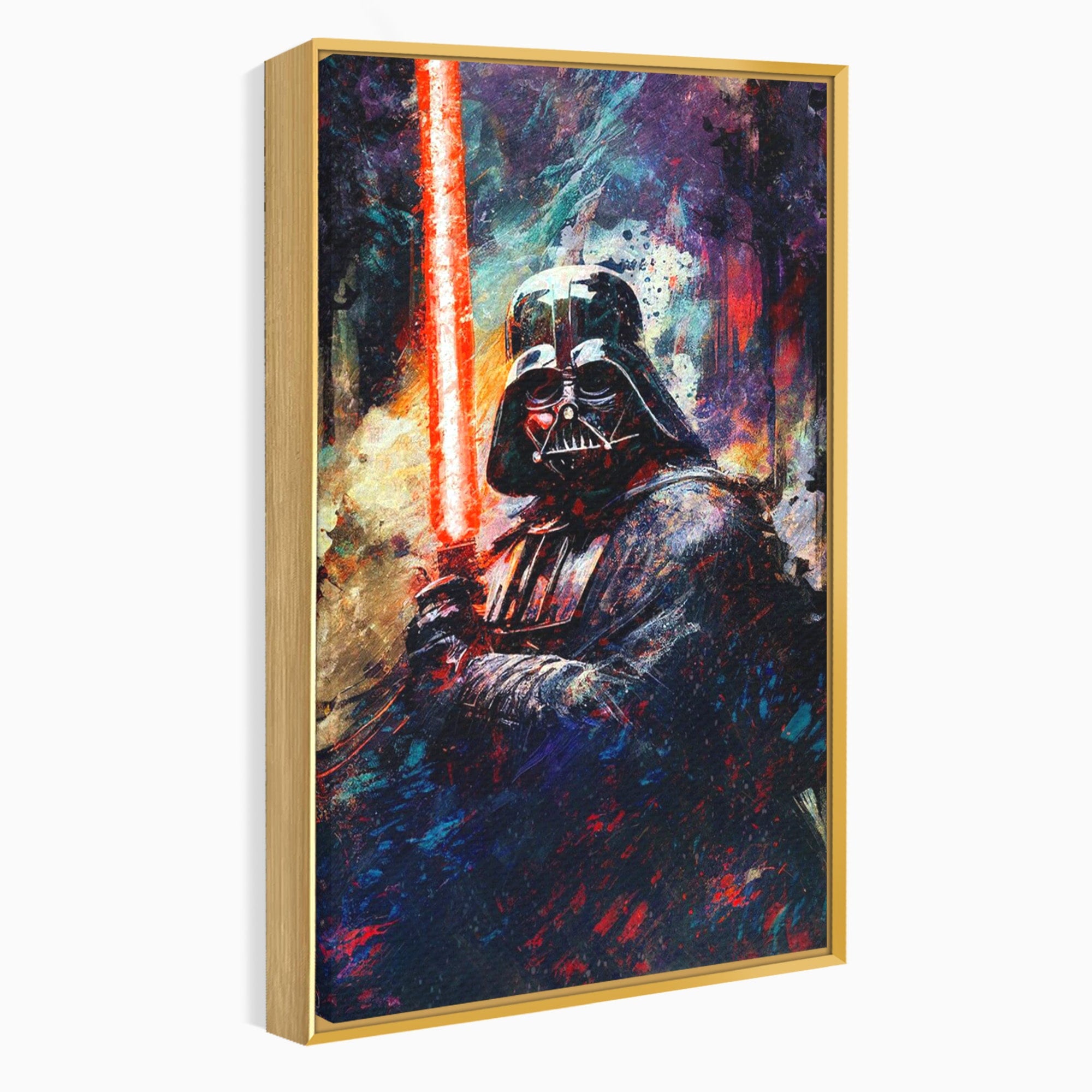 Tablou Canvas Premium LuxCanva® PI1224, Razboinicul Cosmic, Star Wars, Spatiu, Sci-Fi, Fantezie, Living, Culori Vibrante