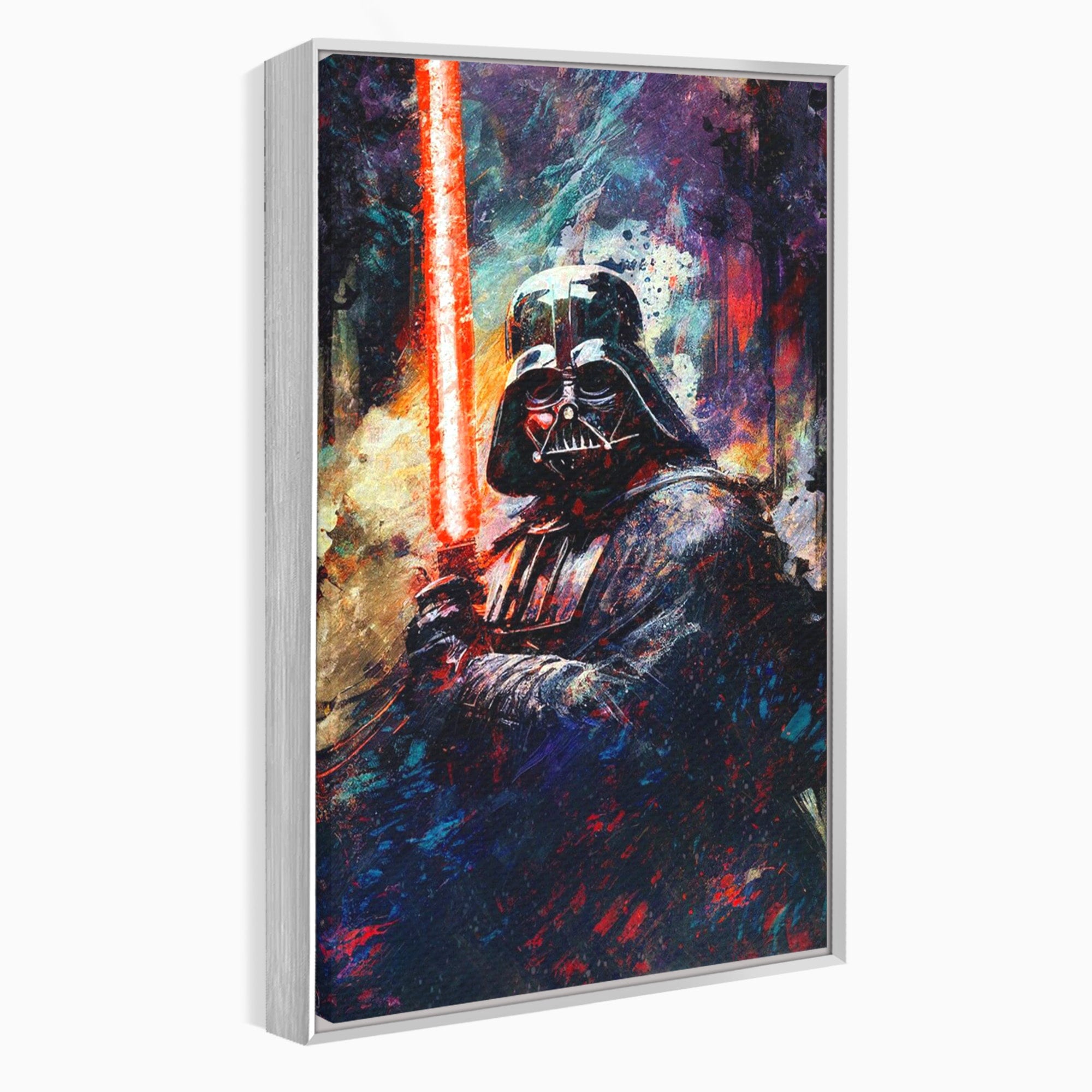 Tablou Canvas Premium LuxCanva® PI1224, Razboinicul Cosmic, Star Wars, Spatiu, Sci-Fi, Fantezie, Living, Culori Vibrante