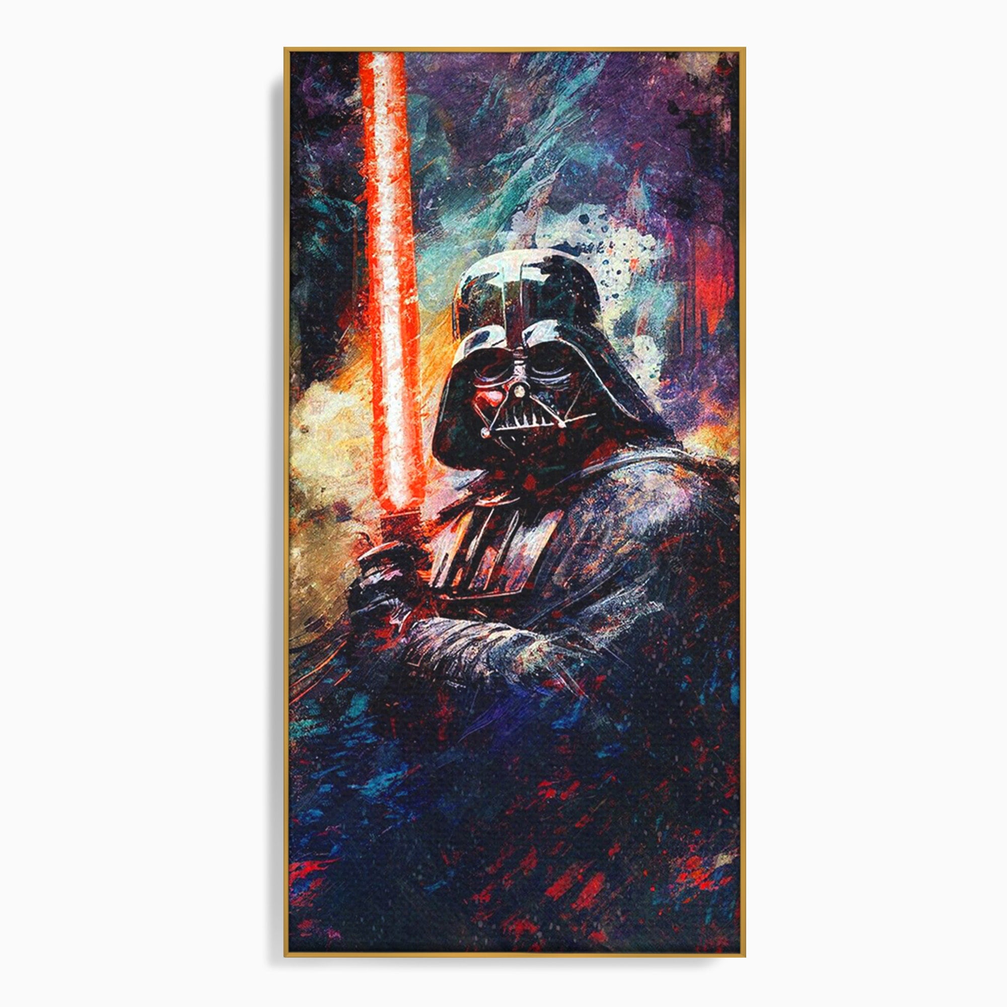 Tablou Canvas Premium LuxCanva® PI1224, Razboinicul Cosmic, Star Wars, Spatiu, Sci-Fi, Fantezie, Living, Culori Vibrante