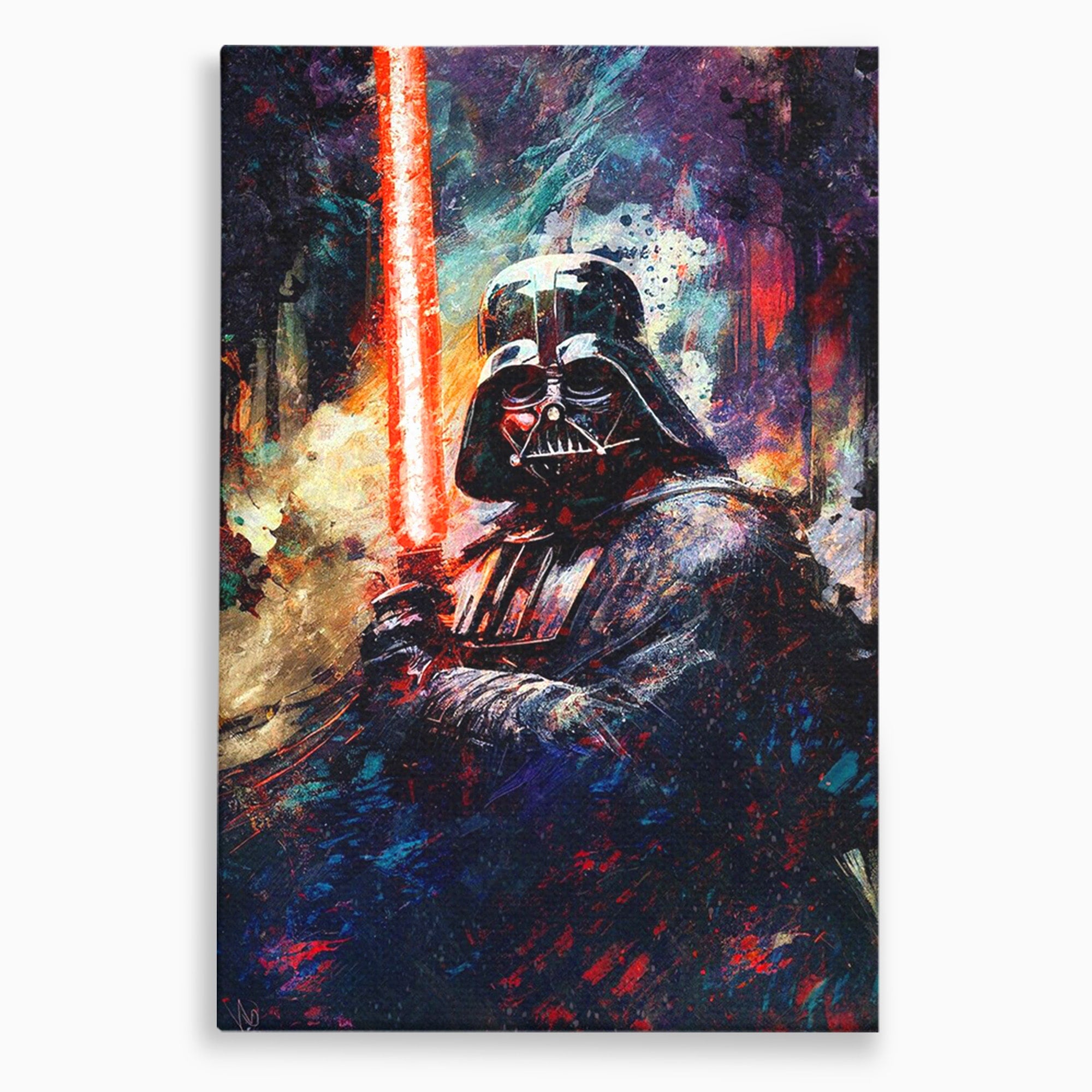 Tablou Canvas Premium LuxCanva® PI1224, Razboinicul Cosmic, Star Wars, Spatiu, Sci-Fi, Fantezie, Living, Culori Vibrante