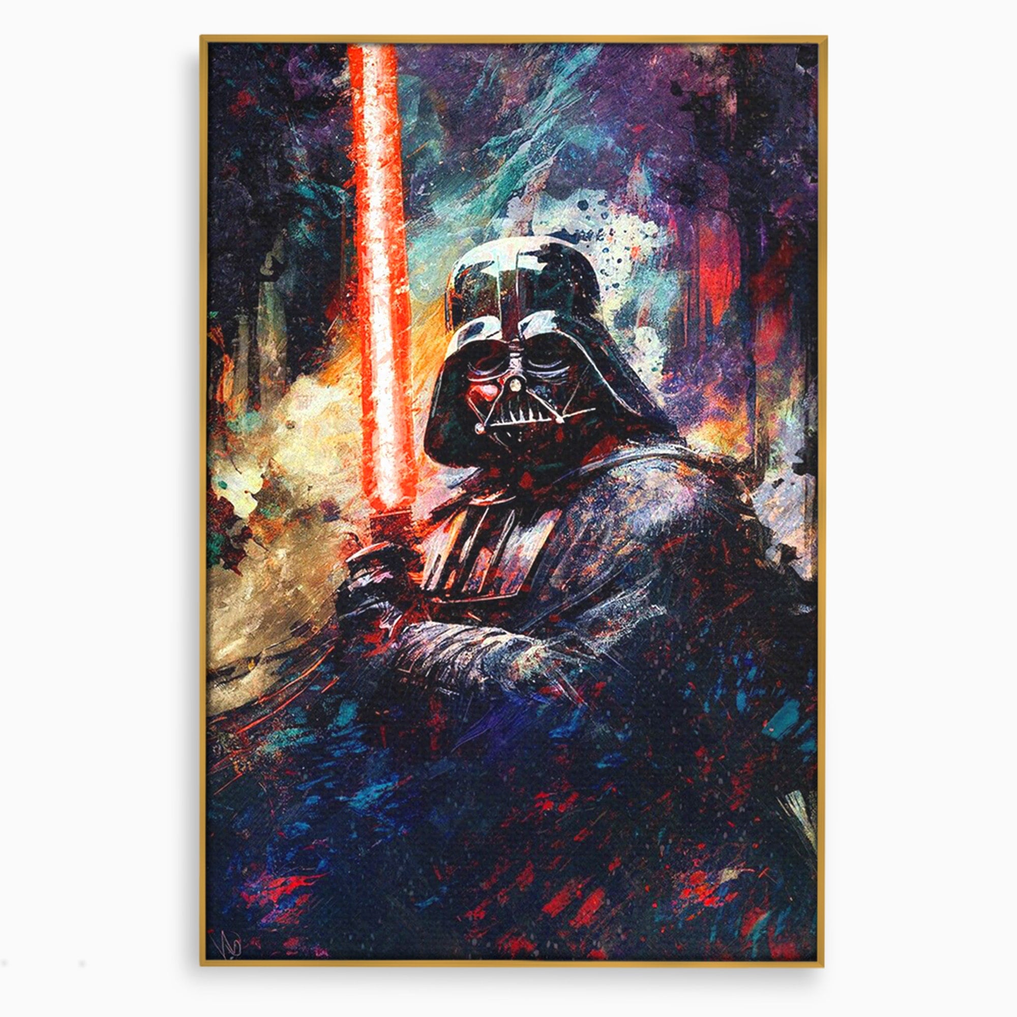 Tablou Canvas Premium LuxCanva® PI1224, Razboinicul Cosmic, Star Wars, Spatiu, Sci-Fi, Fantezie, Living, Culori Vibrante