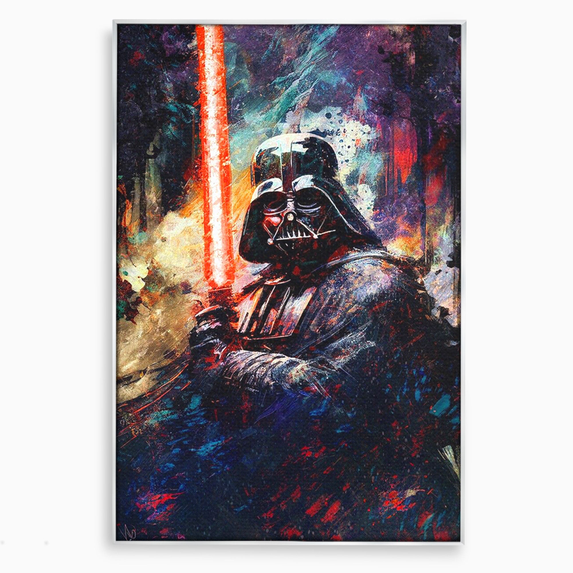 Tablou Canvas Premium LuxCanva® PI1224, Razboinicul Cosmic, Star Wars, Spatiu, Sci-Fi, Fantezie, Living, Culori Vibrante