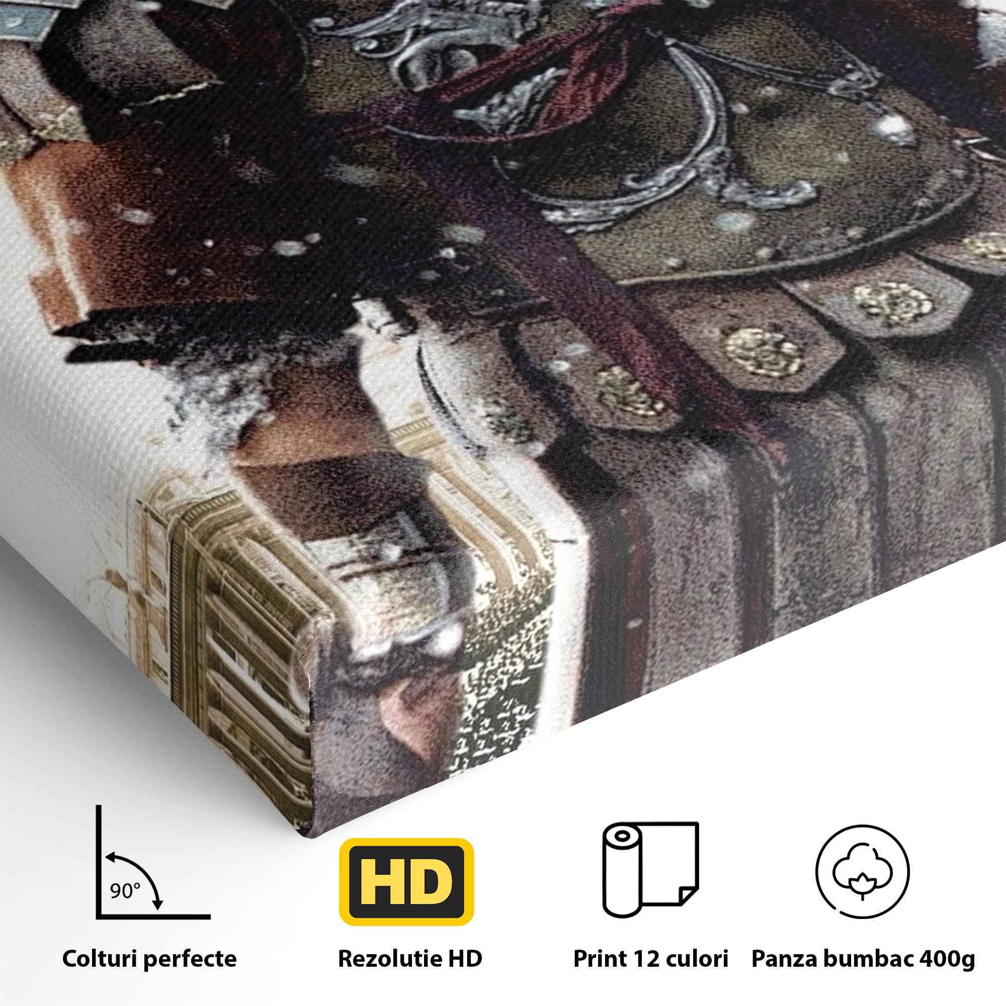 Tablou Canvas Premium LuxCanva® PI1226, Gladiator Roman, Maximus, Istorie, Epic, Curaj, Film, Living, Dormitor, Culori Vibrante
