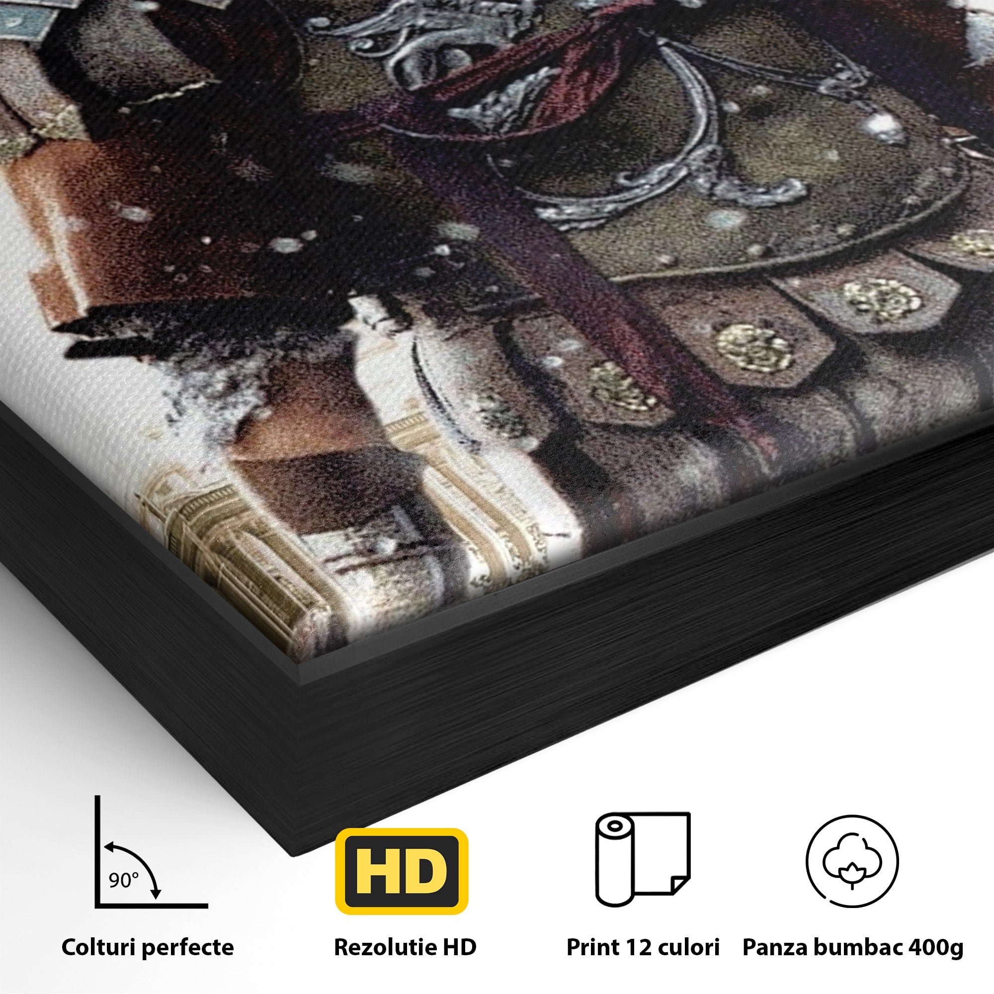 Tablou Canvas Premium LuxCanva® PI1226, Gladiator Roman, Maximus, Istorie, Epic, Curaj, Film, Living, Dormitor, Culori Vibrante