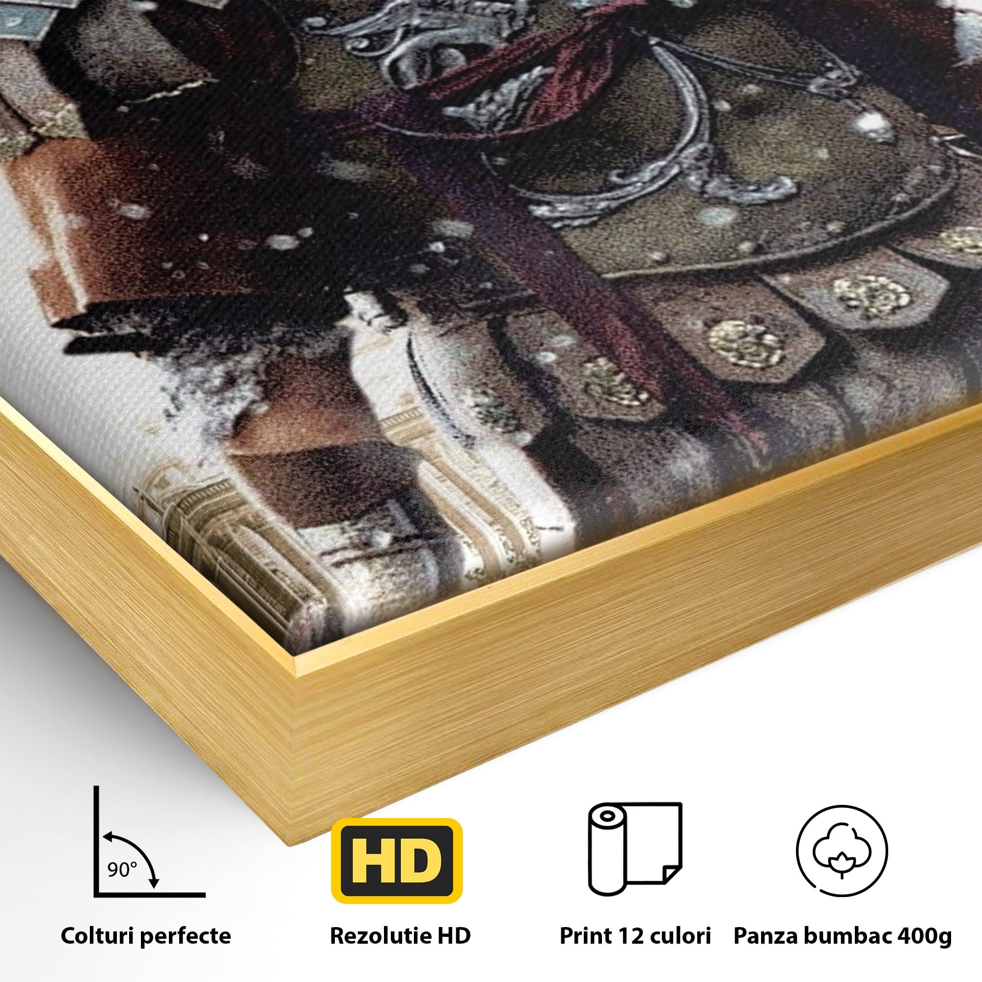 Tablou Canvas Premium LuxCanva® PI1226, Gladiator Roman, Maximus, Istorie, Epic, Curaj, Film, Living, Dormitor, Culori Vibrante