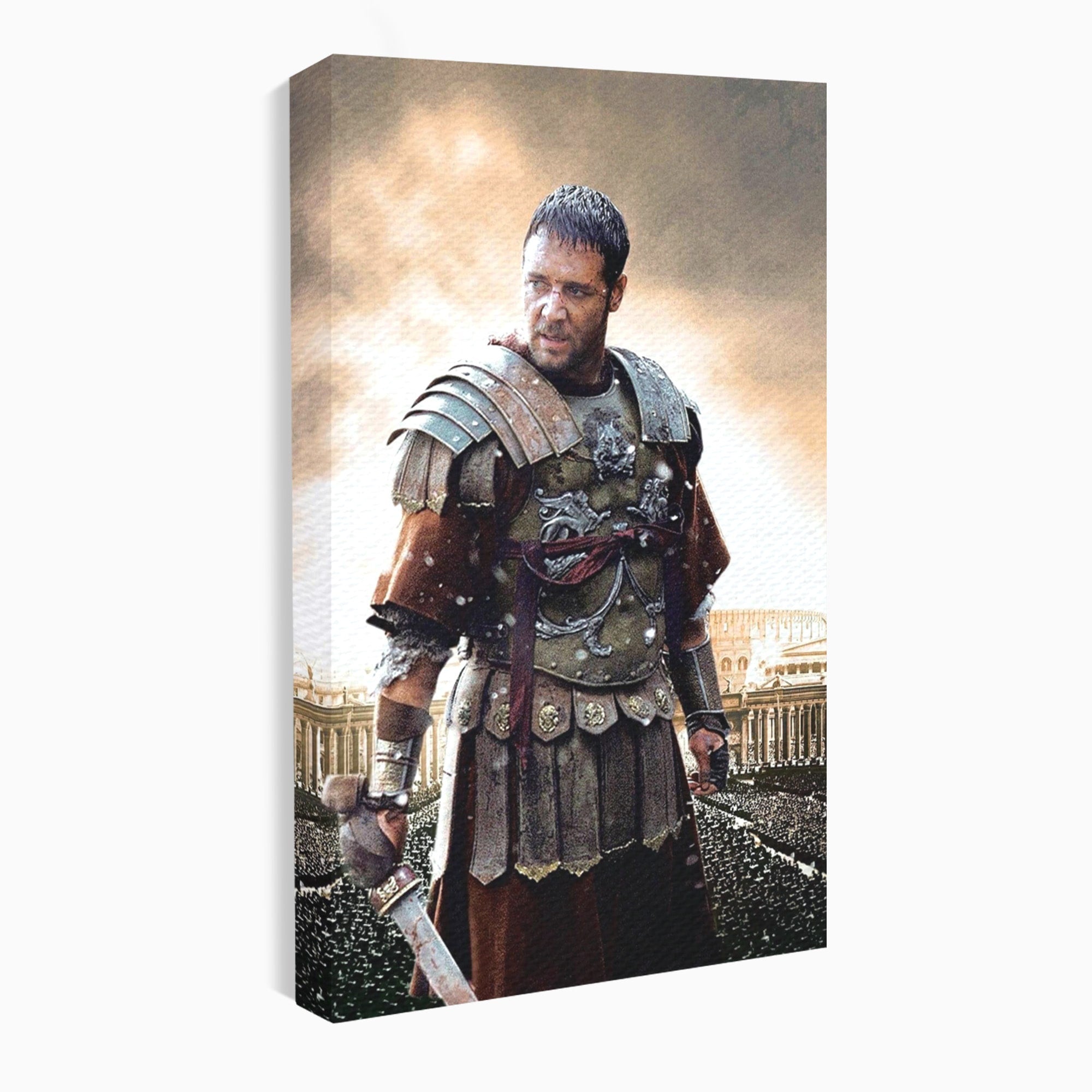 Tablou Canvas Premium LuxCanva® PI1226, Gladiator Roman, Maximus, Istorie, Epic, Curaj, Film, Living, Dormitor, Culori Vibrante
