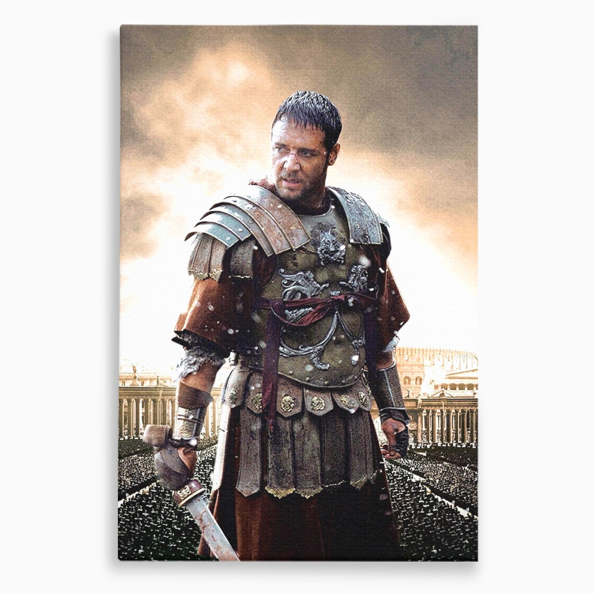 Tablou Canvas Premium LuxCanva® PI1226, Gladiator Roman, Maximus, Istorie, Epic, Curaj, Film, Living, Dormitor, Culori Vibrante