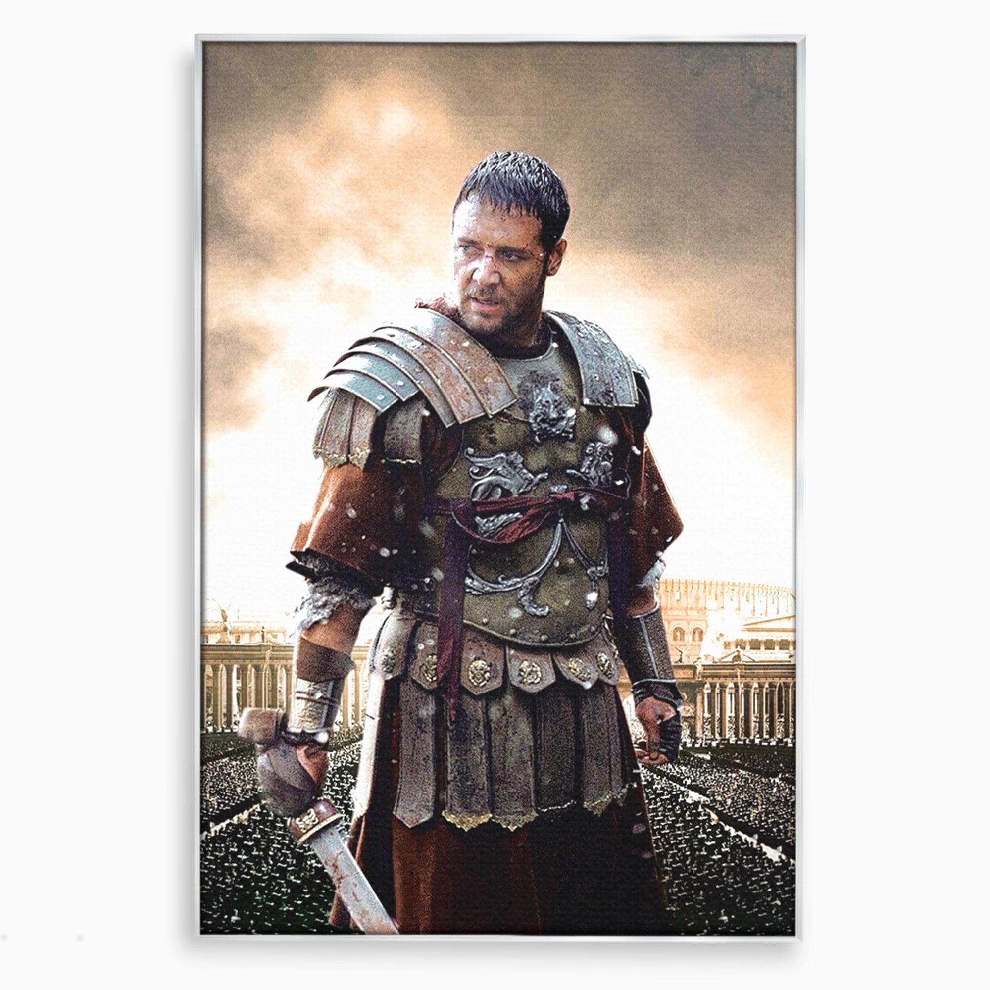 Tablou Canvas Premium LuxCanva® PI1226, Gladiator Roman, Maximus, Istorie, Epic, Curaj, Film, Living, Dormitor, Culori Vibrante