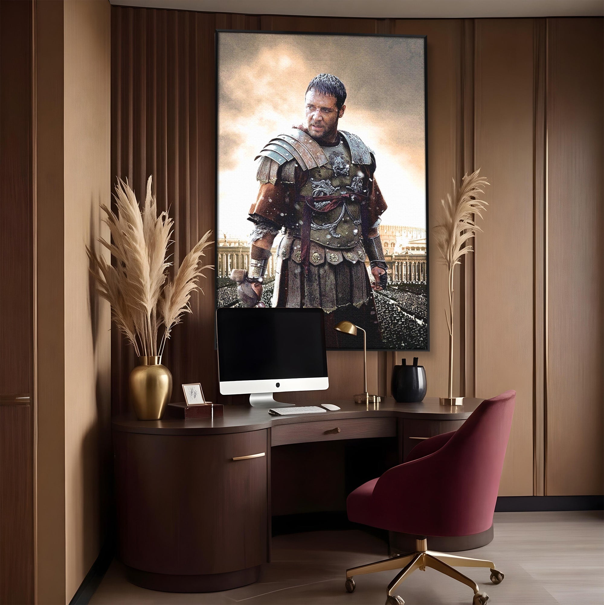 Tablou Canvas Premium LuxCanva® PI1226, Gladiator Roman, Maximus, Istorie, Epic, Curaj, Film, Living, Dormitor, Culori Vibrante