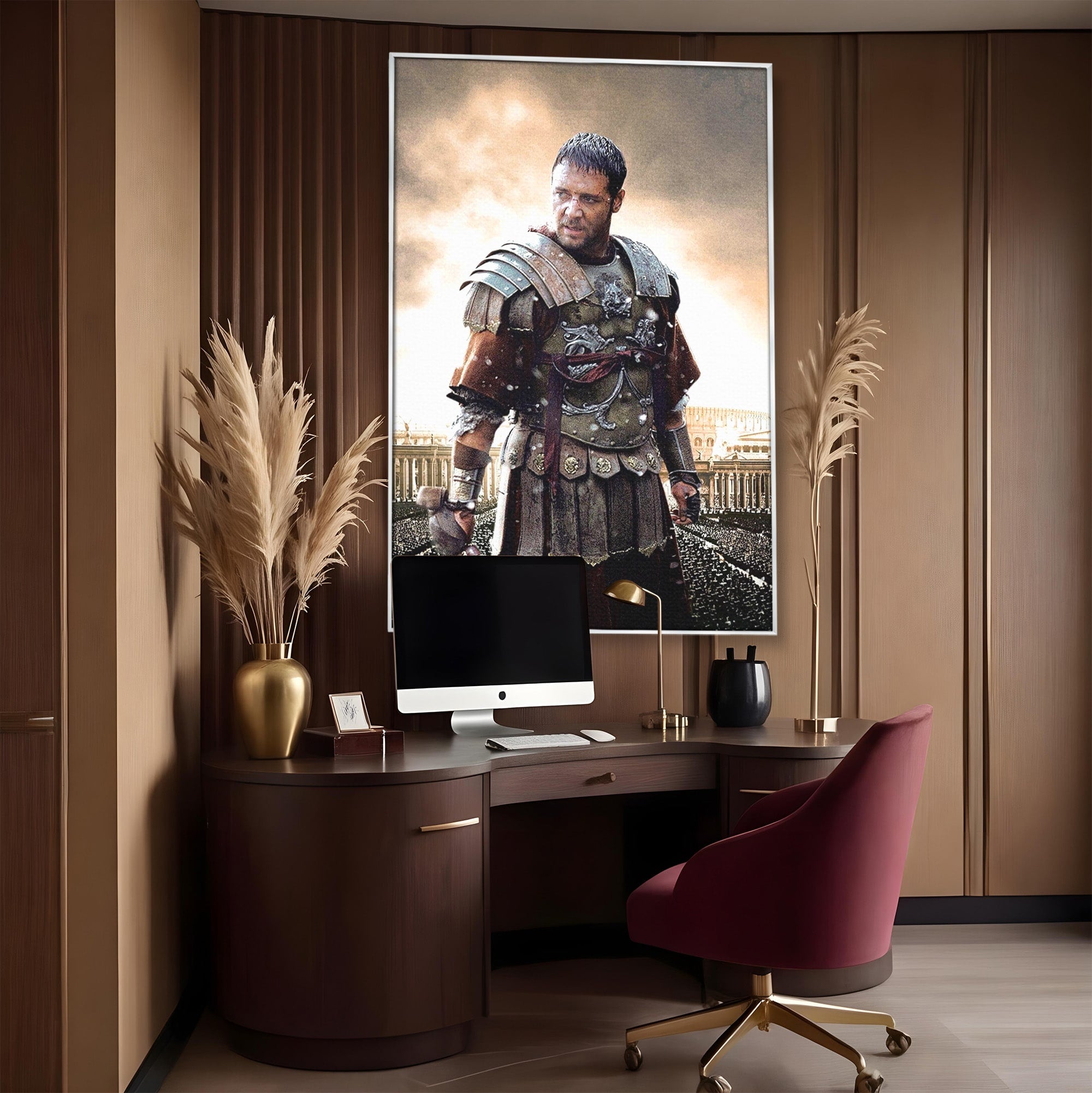 Tablou Canvas Premium LuxCanva® PI1226, Gladiator Roman, Maximus, Istorie, Epic, Curaj, Film, Living, Dormitor, Culori Vibrante