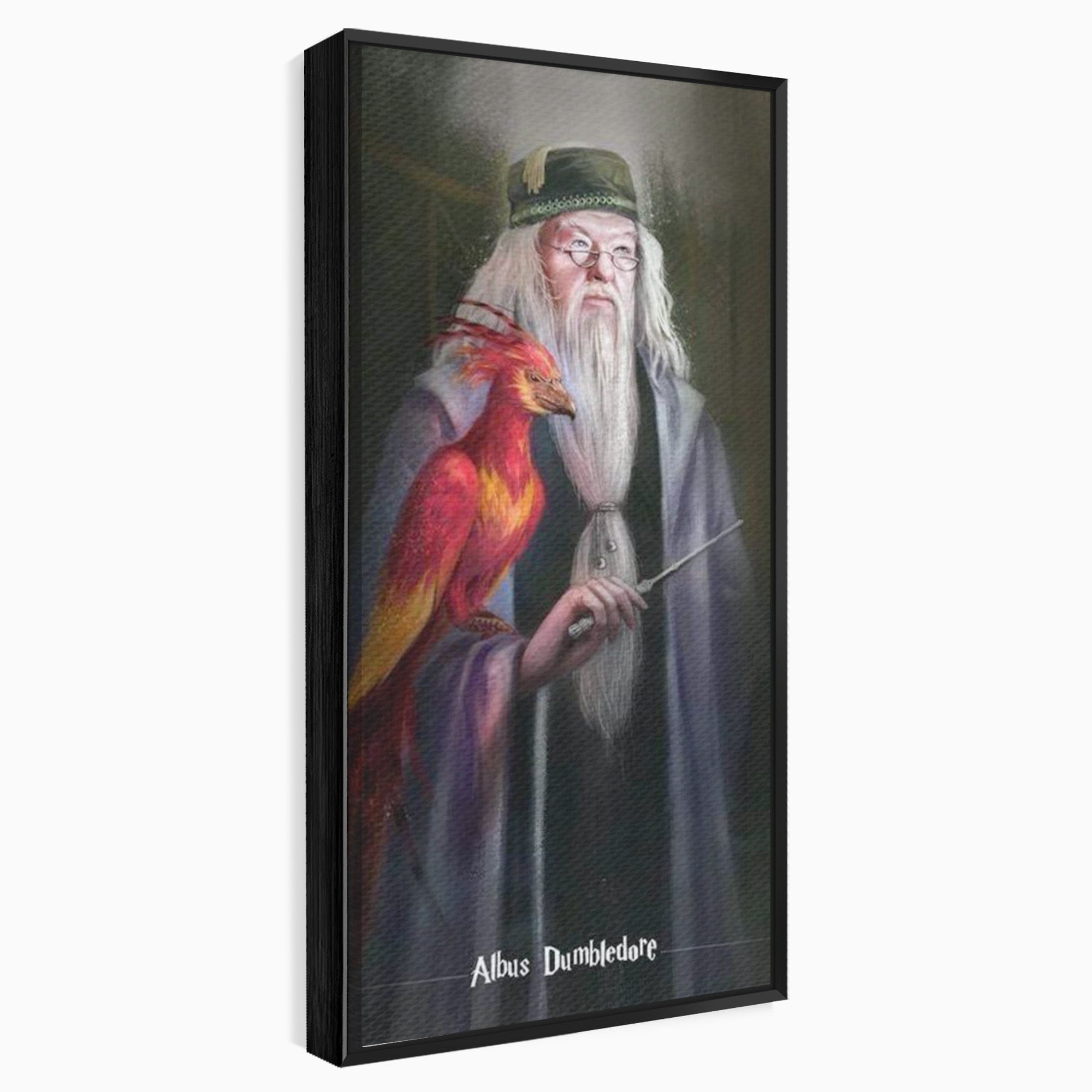 Tablou Canvas Premium LuxCanva® PI1228, Albus Dumbledore , Vrajitor, Pasare, Magie, Fantezie, Profesor, Living, Culori Vibrante