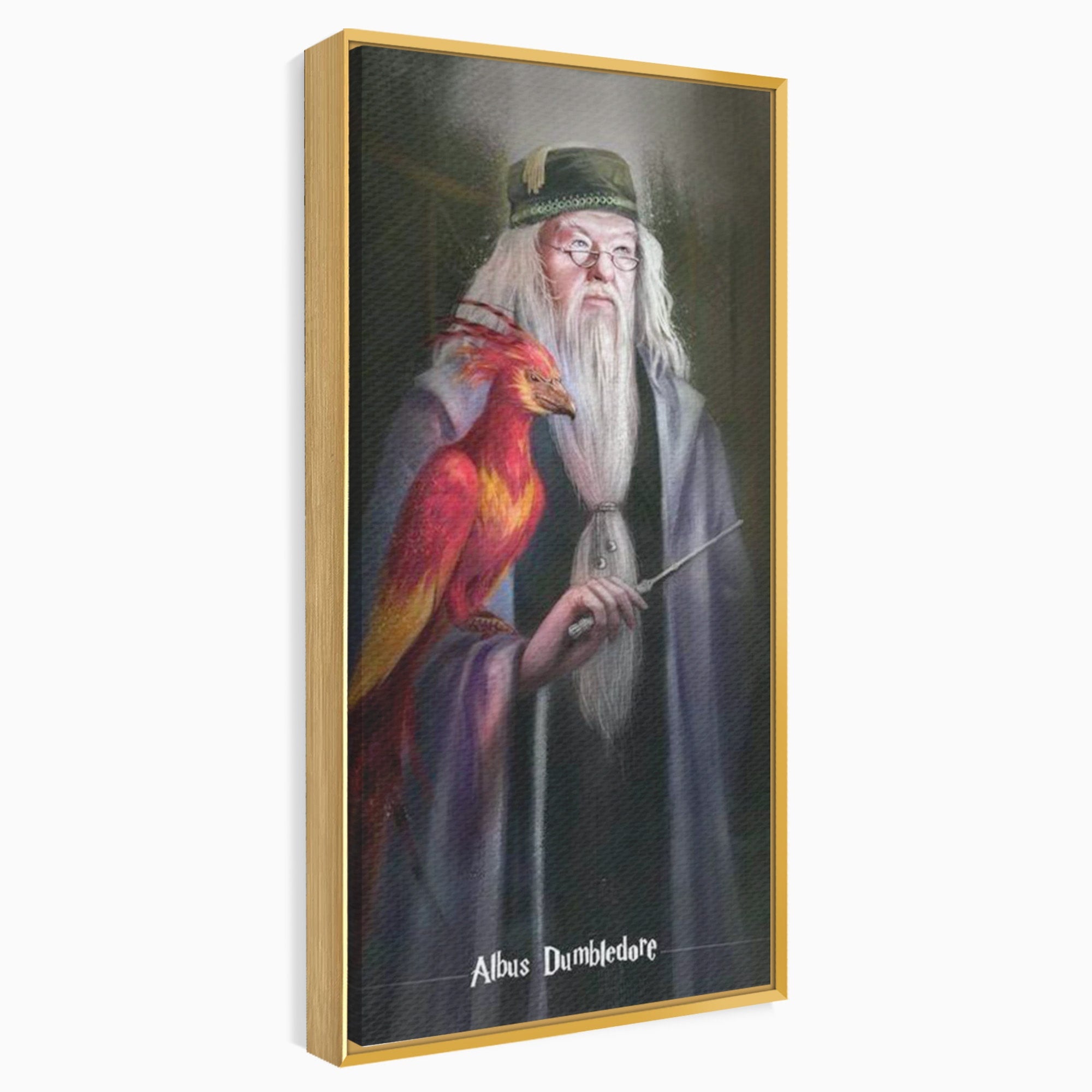 Tablou Canvas Premium LuxCanva® PI1228, Albus Dumbledore , Vrajitor, Pasare, Magie, Fantezie, Profesor, Living, Culori Vibrante