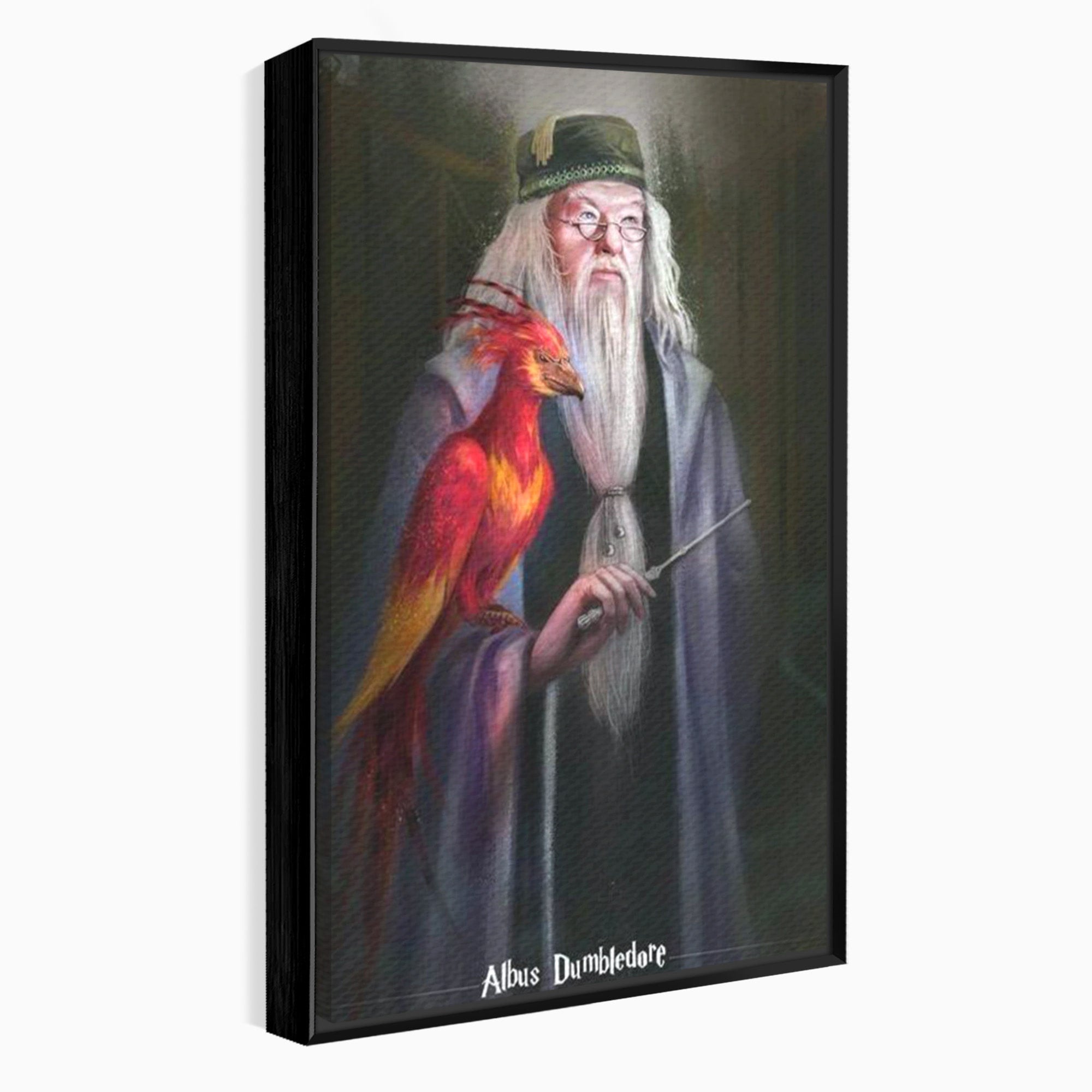 Tablou Canvas Premium LuxCanva® PI1228, Albus Dumbledore , Vrajitor, Pasare, Magie, Fantezie, Profesor, Living, Culori Vibrante
