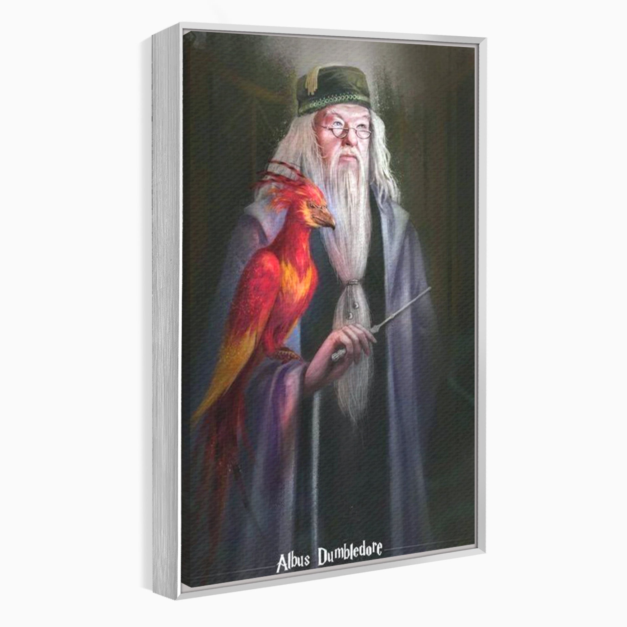 Tablou Canvas Premium LuxCanva® PI1228, Albus Dumbledore , Vrajitor, Pasare, Magie, Fantezie, Profesor, Living, Culori Vibrante
