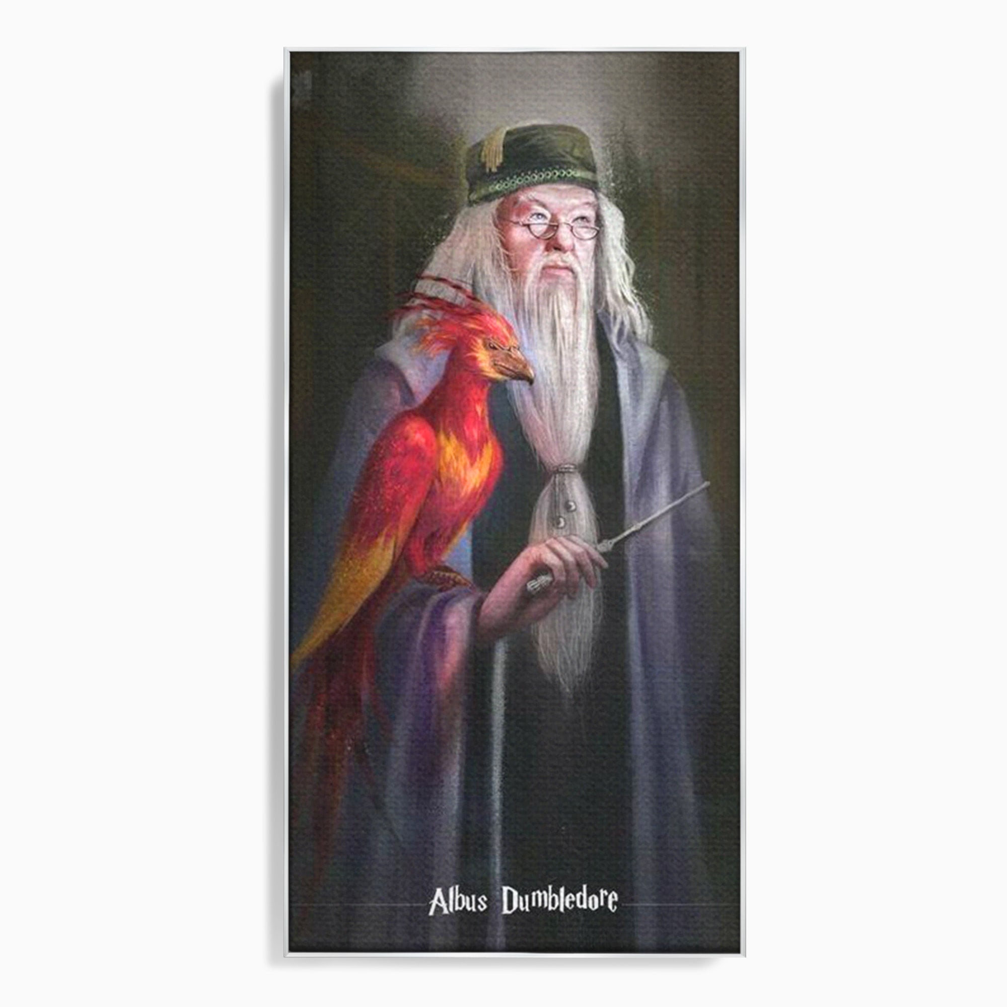 Tablou Canvas Premium LuxCanva® PI1228, Albus Dumbledore , Vrajitor, Pasare, Magie, Fantezie, Profesor, Living, Culori Vibrante