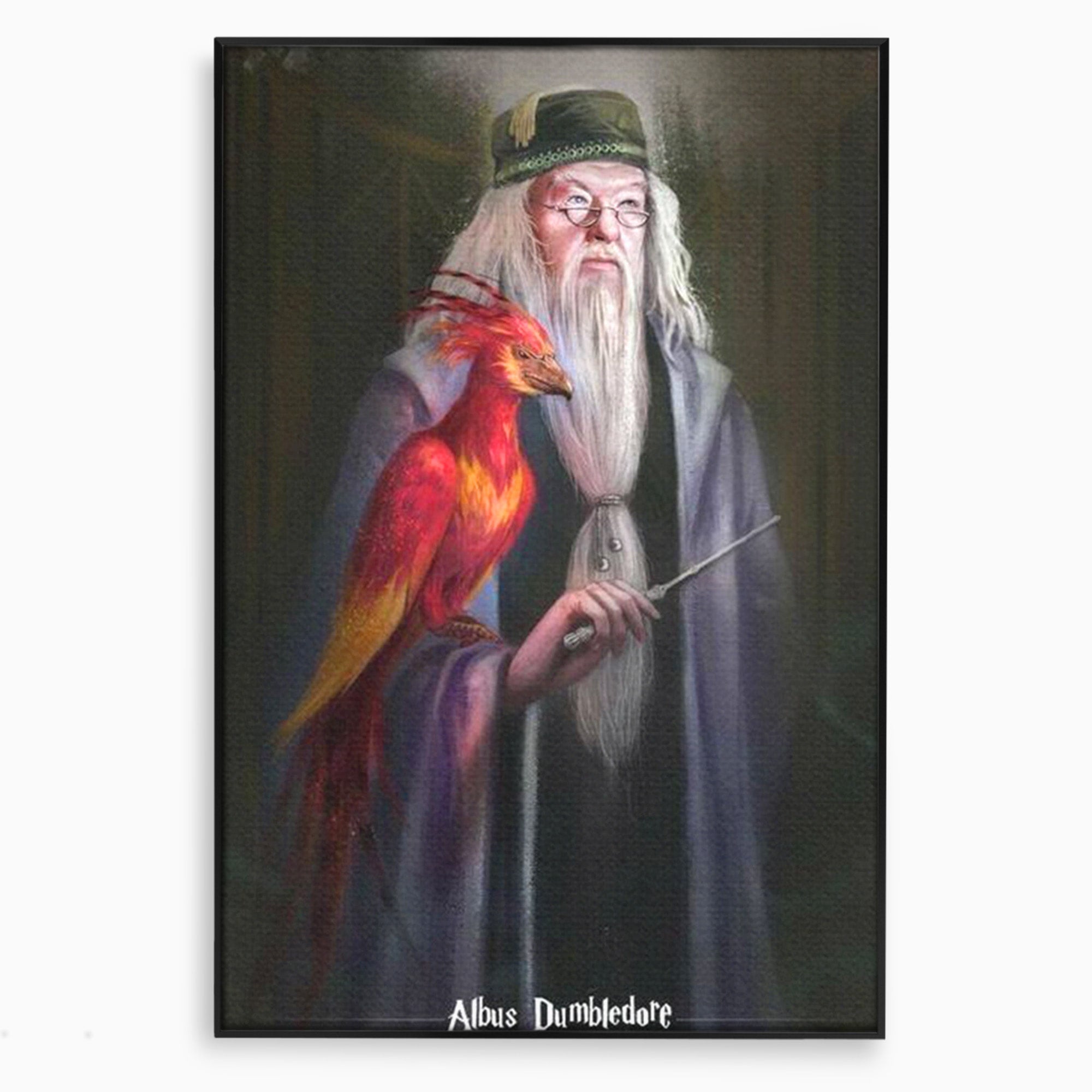 Tablou Canvas Premium LuxCanva® PI1228, Albus Dumbledore , Vrajitor, Pasare, Magie, Fantezie, Profesor, Living, Culori Vibrante
