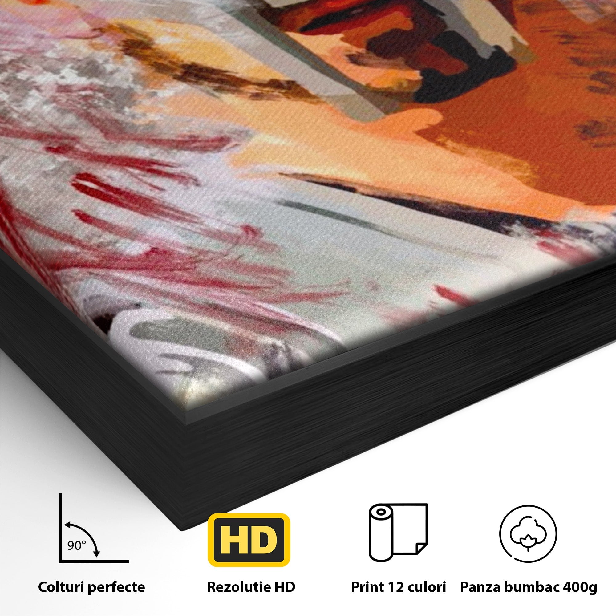 Tablou Canvas Premium LuxCanva® PI1249, Masca Gladiatorului, Film, Erou, Roma, Istorie, Living, Culori Vibrante