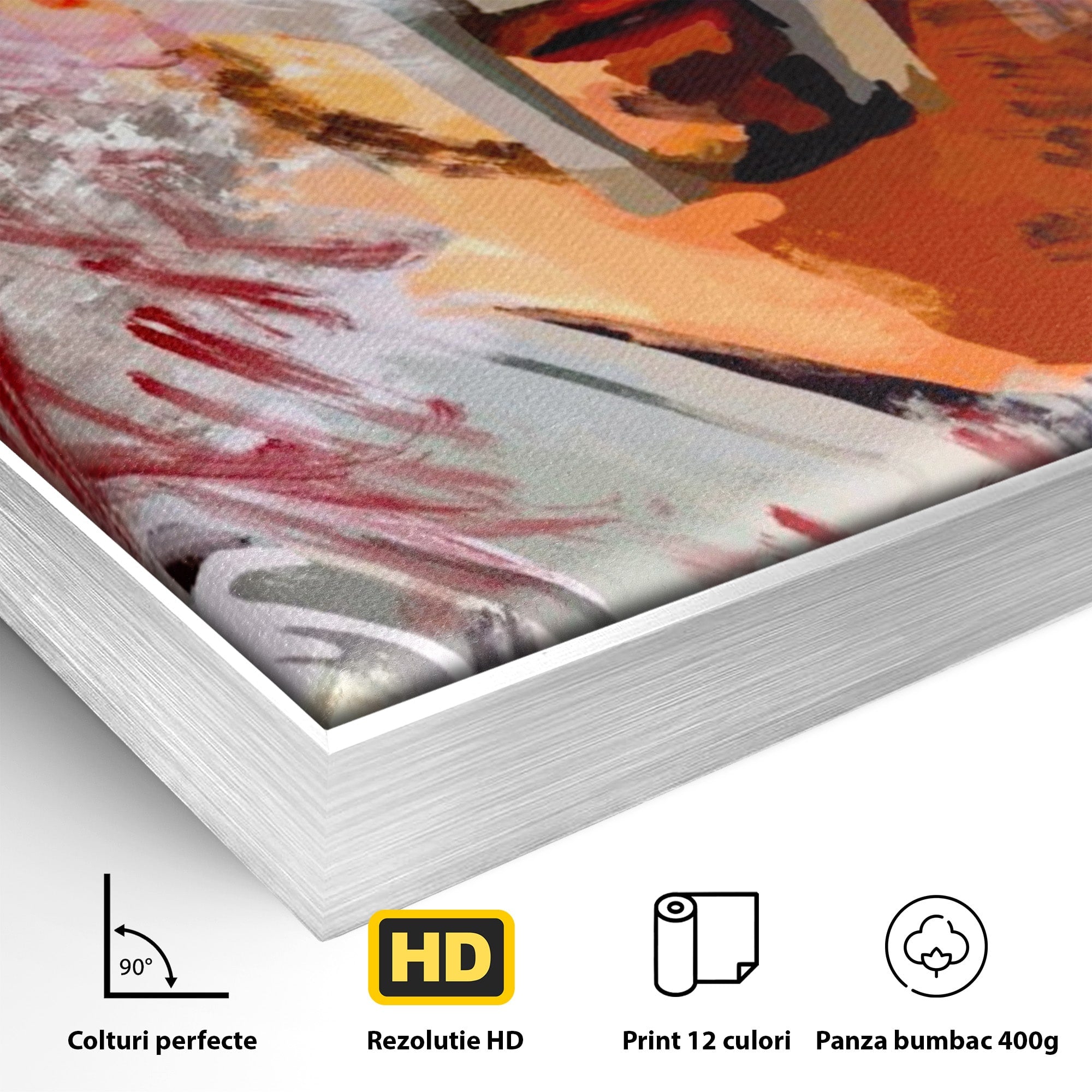 Tablou Canvas Premium LuxCanva® PI1249, Masca Gladiatorului, Film, Erou, Roma, Istorie, Living, Culori Vibrante