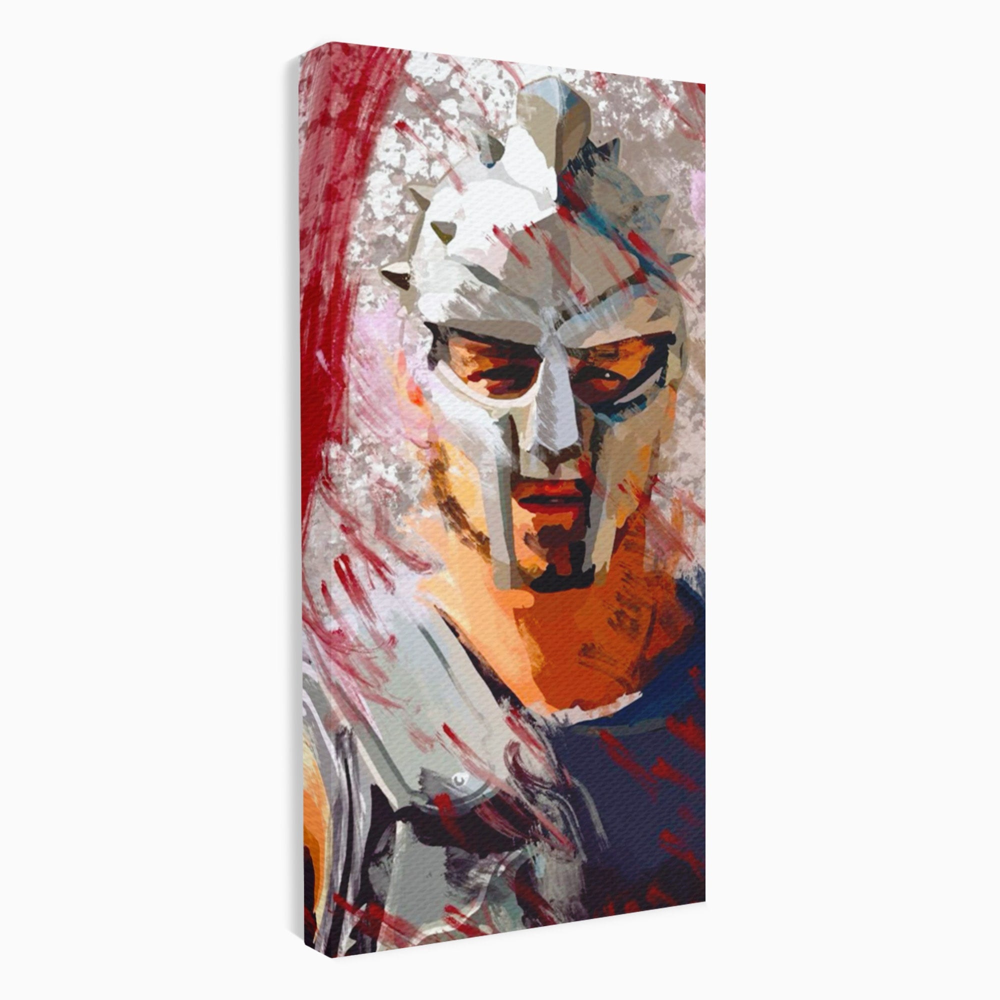 Tablou Canvas Premium LuxCanva® PI1249, Masca Gladiatorului, Film, Erou, Roma, Istorie, Living, Culori Vibrante