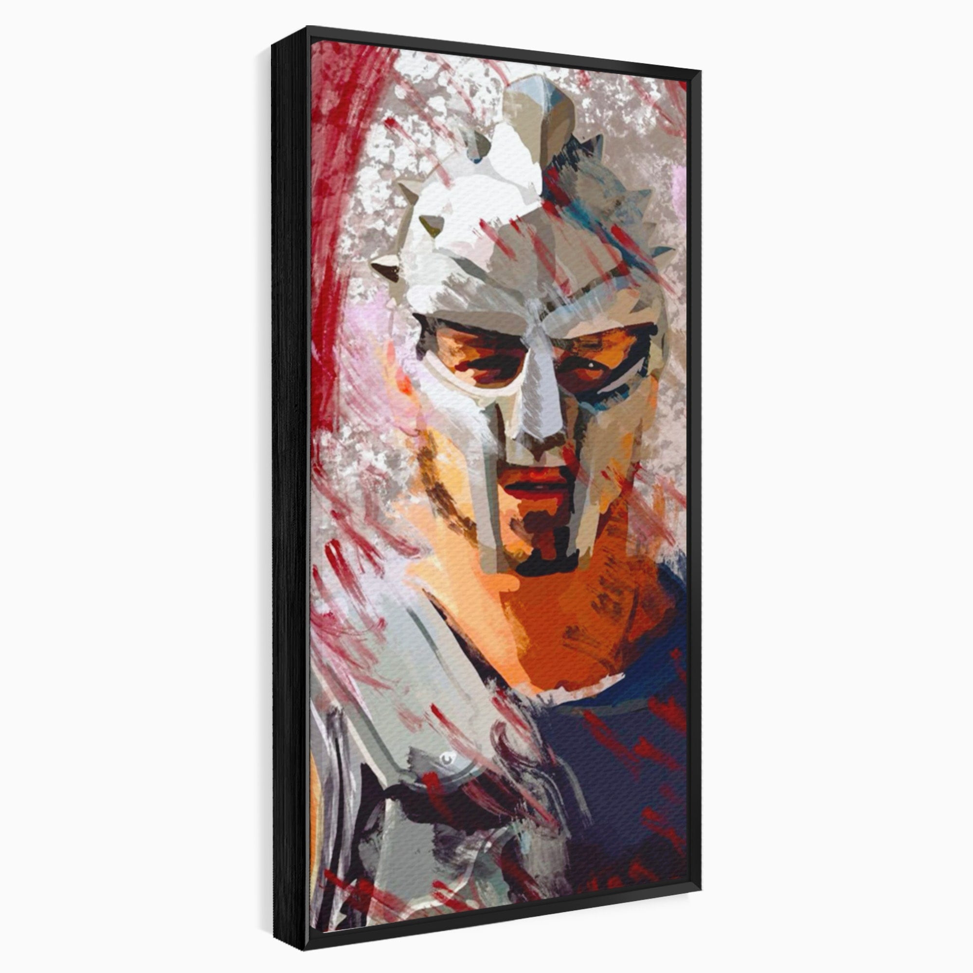Tablou Canvas Premium LuxCanva® PI1249, Masca Gladiatorului, Film, Erou, Roma, Istorie, Living, Culori Vibrante