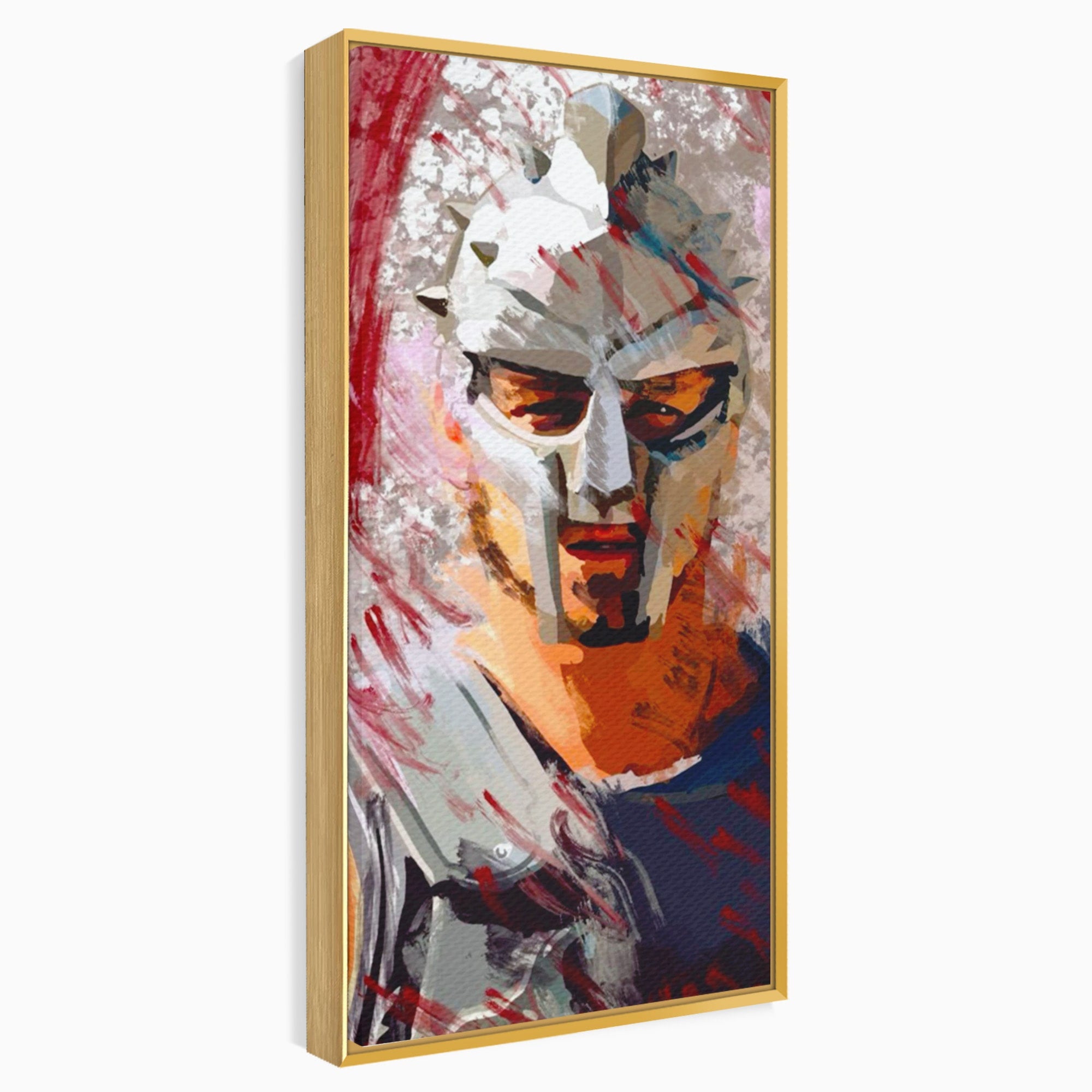 Tablou Canvas Premium LuxCanva® PI1249, Masca Gladiatorului, Film, Erou, Roma, Istorie, Living, Culori Vibrante